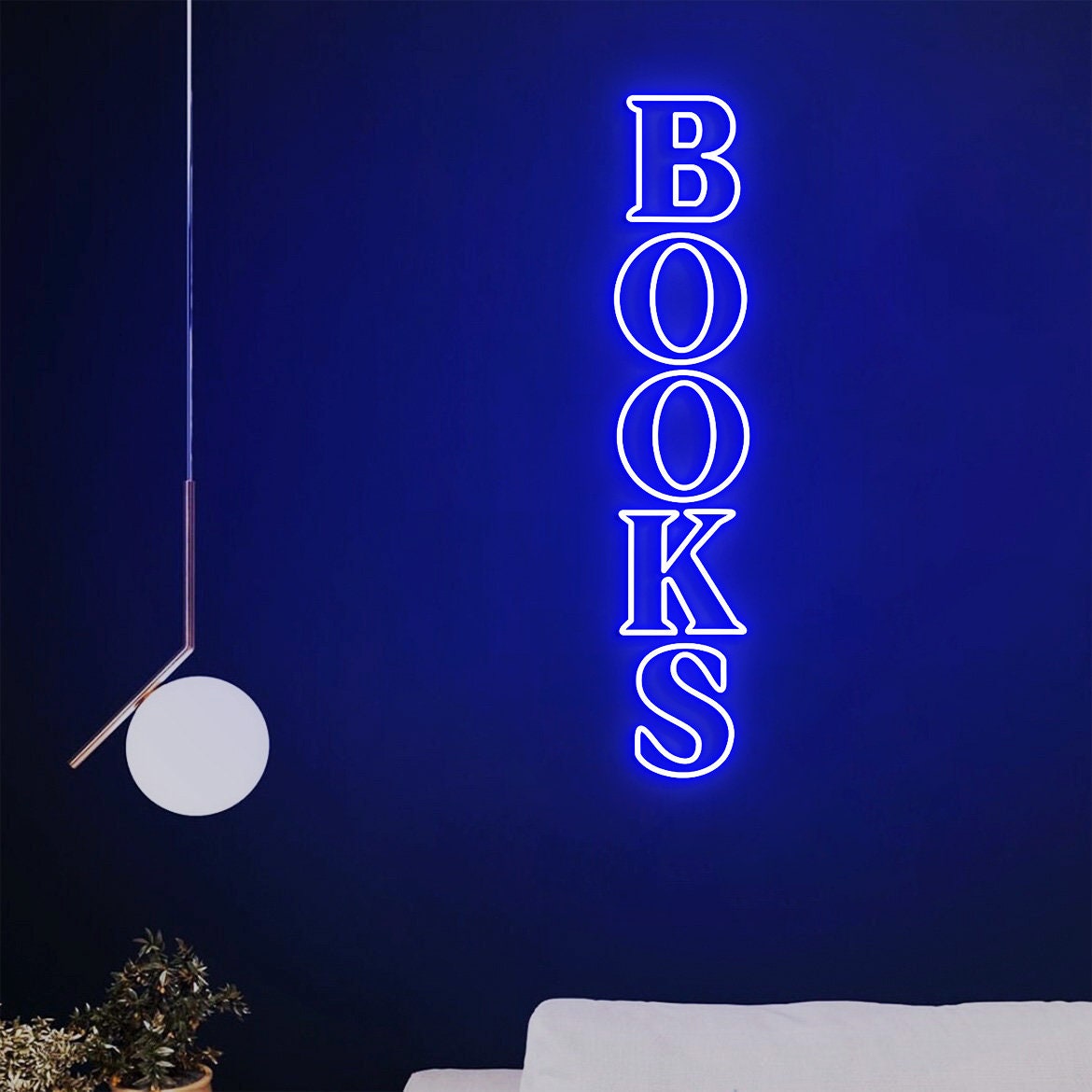 Books Neon Sign, Books Sign, Reading Room Decor, Book Lovers Gift, Personalized Library Sign, Reading Room Sign, Book Club Decor
