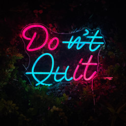 Don't Quit Neon Sign, Gym Business Sign Wall Decor, Gym Motivational Quotes, Led Neon Sign ,Custom Neon Sign Aesthetic ,Neon Sign logo