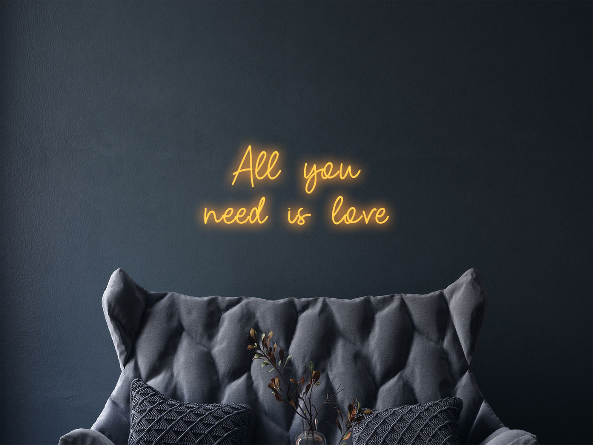 All you need is Love Neon Sign Wedding Party Engagement decor Neon Sign Bridal Shower Room Decor Personalized Wedding Gifts Wall Decor
