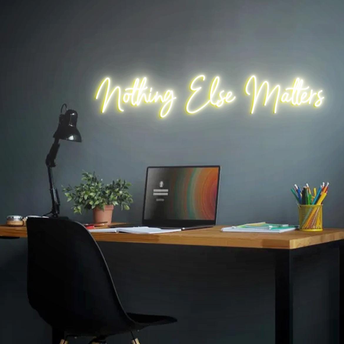 Custom neon Sign Nothing Else Matters, Sign Home Wall Decor, Living Room Sign Decor, Custom Neon Light Wedding Backdrop Decor