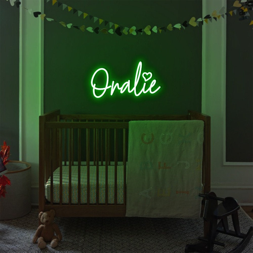 Custom Neon Name Sign For Kids Bedroom, Neon Sign Custom Battery Powered, Personalized Gift For Girls Bedroom, Nursery Decor, Wall Decor