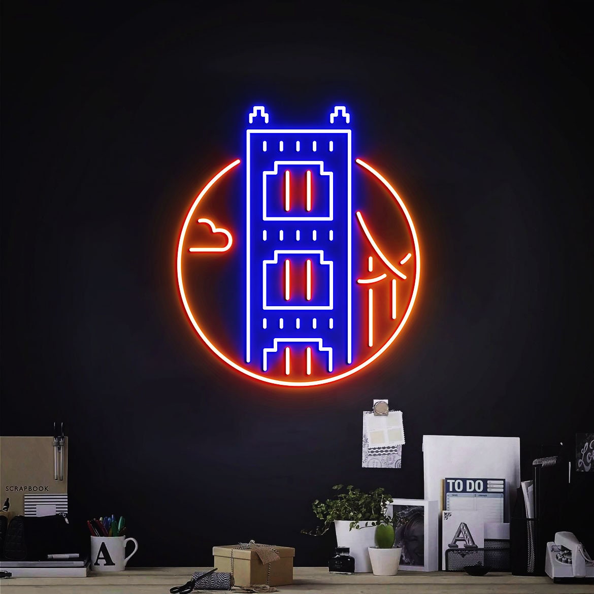San Francisco Neon Light, Neon Sign Light Decor, San Francisco Bedroom Neon Sign, Bedroom Neon Lights, San Francisco Wall Decoration