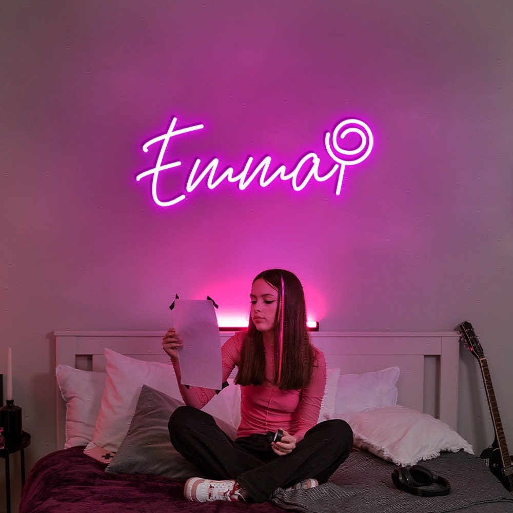 Led Name Sign Custom Gift for Kid, Custom Name Sign Graduation Gift, Neon Sign Wall Decor, Neon Name Sign Room Decor, Personalized Gifts