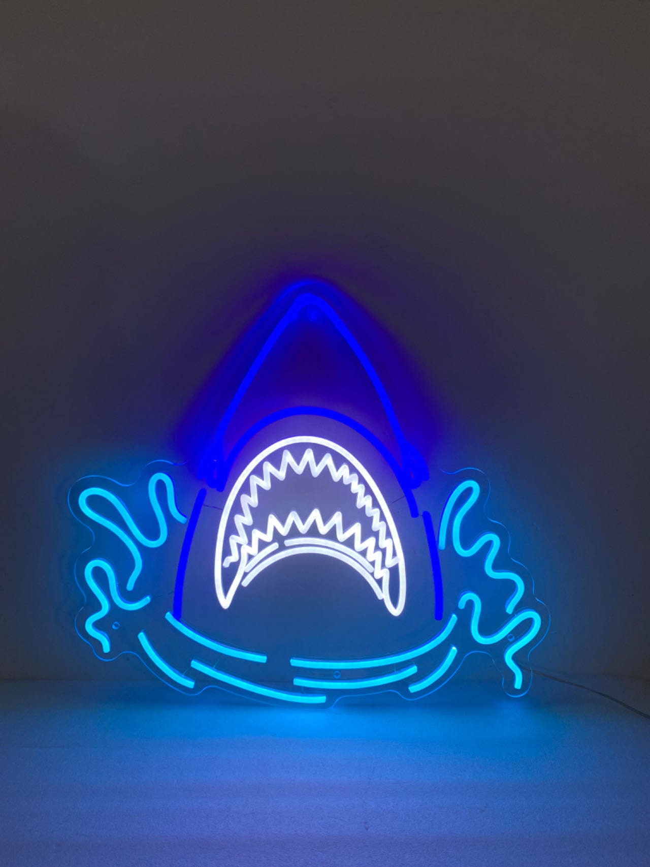 Shark Neon Light, Neon Sign Light Decor, Shark Bedroom Neon Sign, Sea Shark Led Light, Home Neon Lights, Shark Wall Decoration