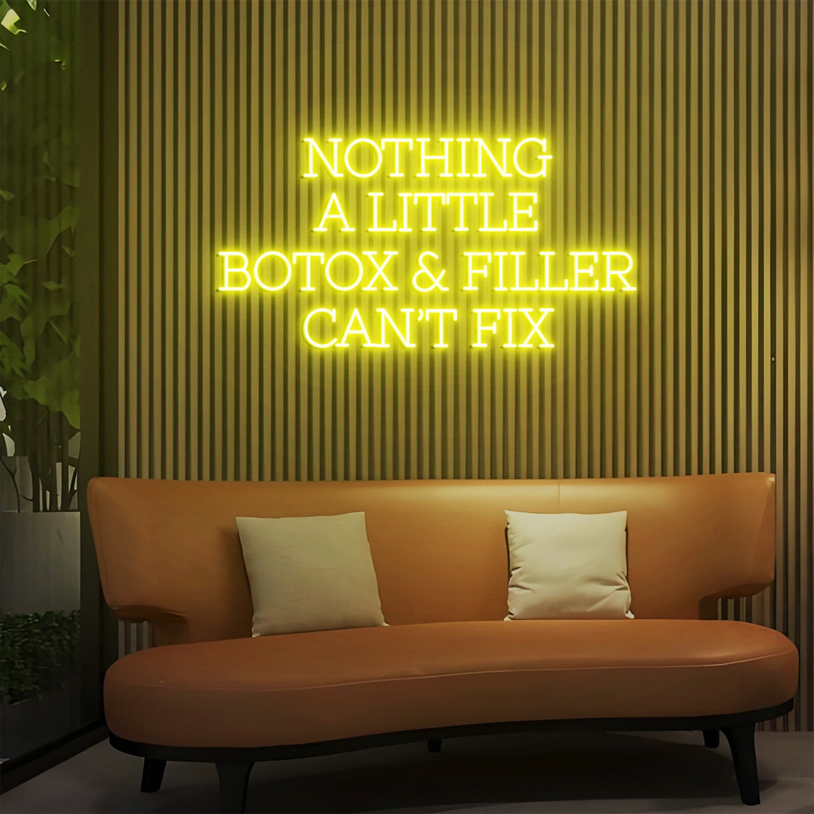 Nothing A Little Botox & Filler Can't Fix Sign, Custom Botox and Filler Sign for Injection Clinic, Medspa Decor, Beauty Aesthetics Wall Art