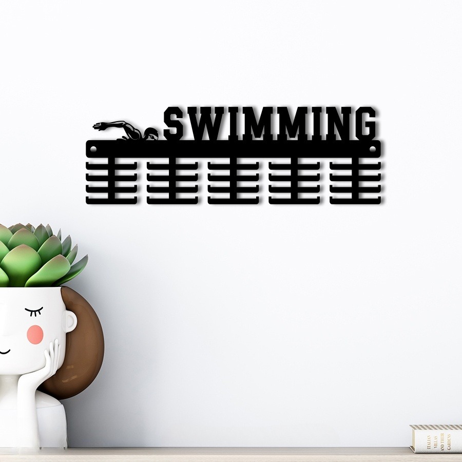 Swimming Medal Hanger