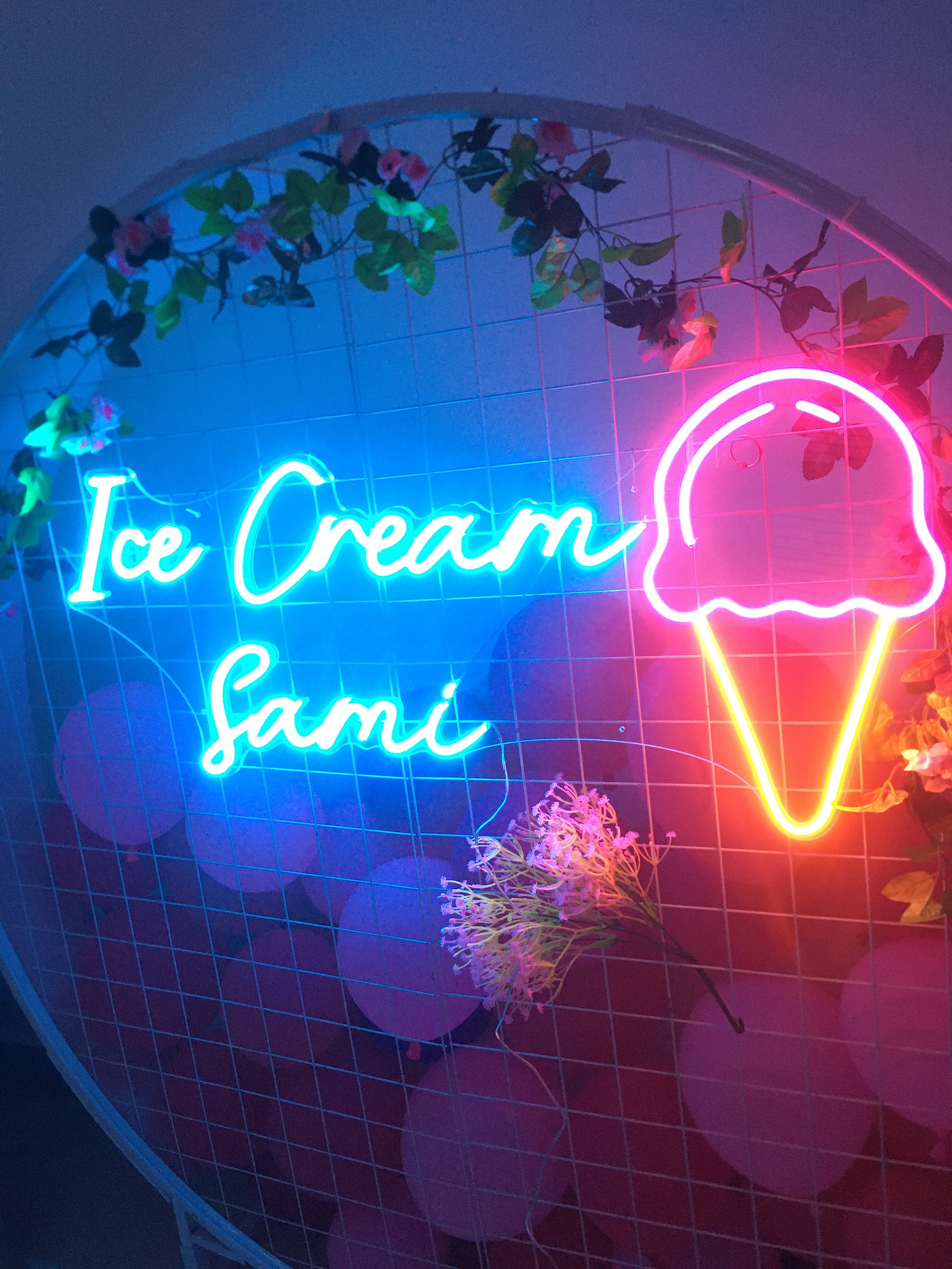 Ice Cream Neon Signs Light Custom For coffee Shop Store Pub Party Studio Personalized Wall Decor