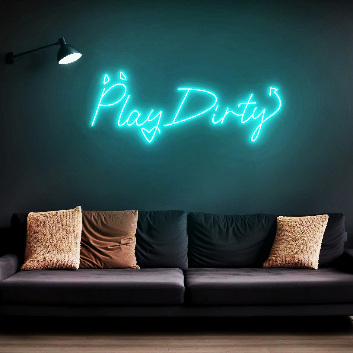 Play Dirty Neon Sign Custom Neon Sign Bedroom Wall Decor, Play Dirty Sign Wall Art, Red Neon Sign