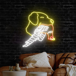 Lab Hunted Pheasant Neon Light, Hunted Neon Sign Light Decor, Hunted Pheasant Neon Sign, Hunter Neon Lights, Hunted Pheasant Wall Decor