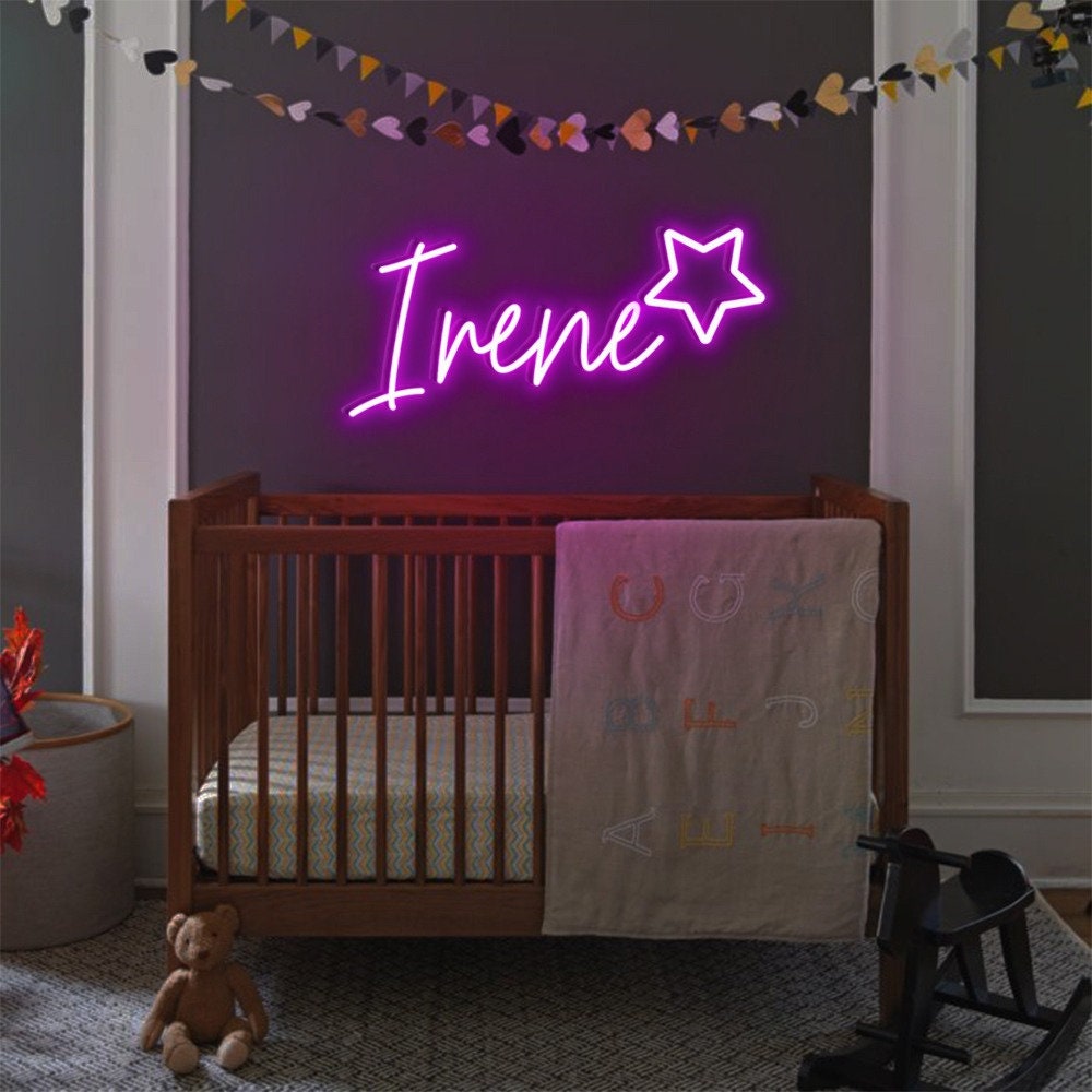 Custom Name Neon Sign for Kids, Kid Room Decorations, Home Decor Wall Decor, Neon Sign Custom, Personalized Gifts for Baby, Birthday Gifts