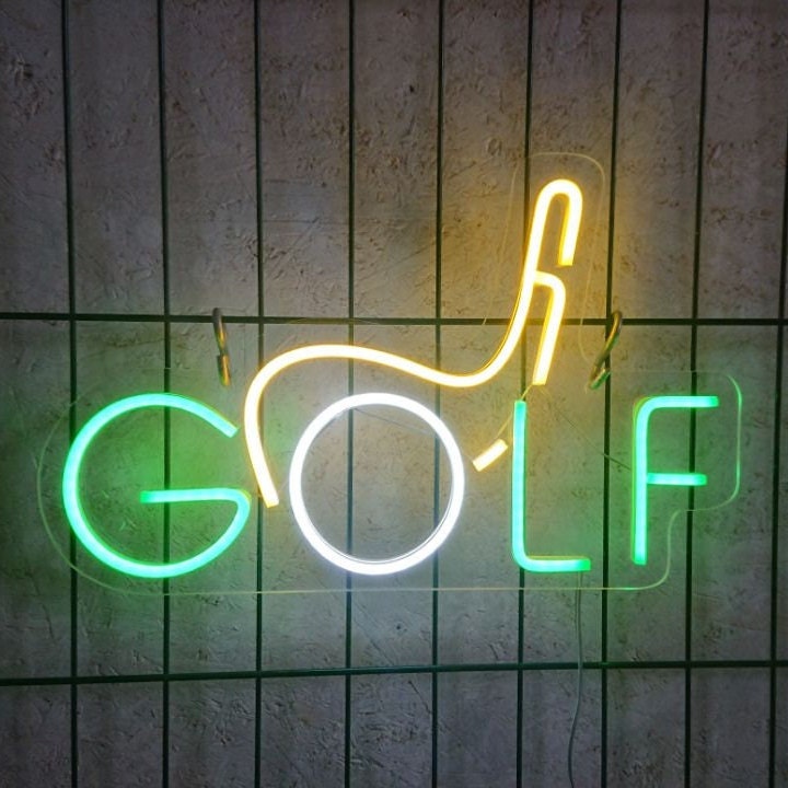 Golf Neon Sign, Golf Club Neon Light, Golf Light Sign, Golfer Gift, Sports Club Neon Sign, Golf Wall Art, Golf Wall Decor, Golf Room Decor