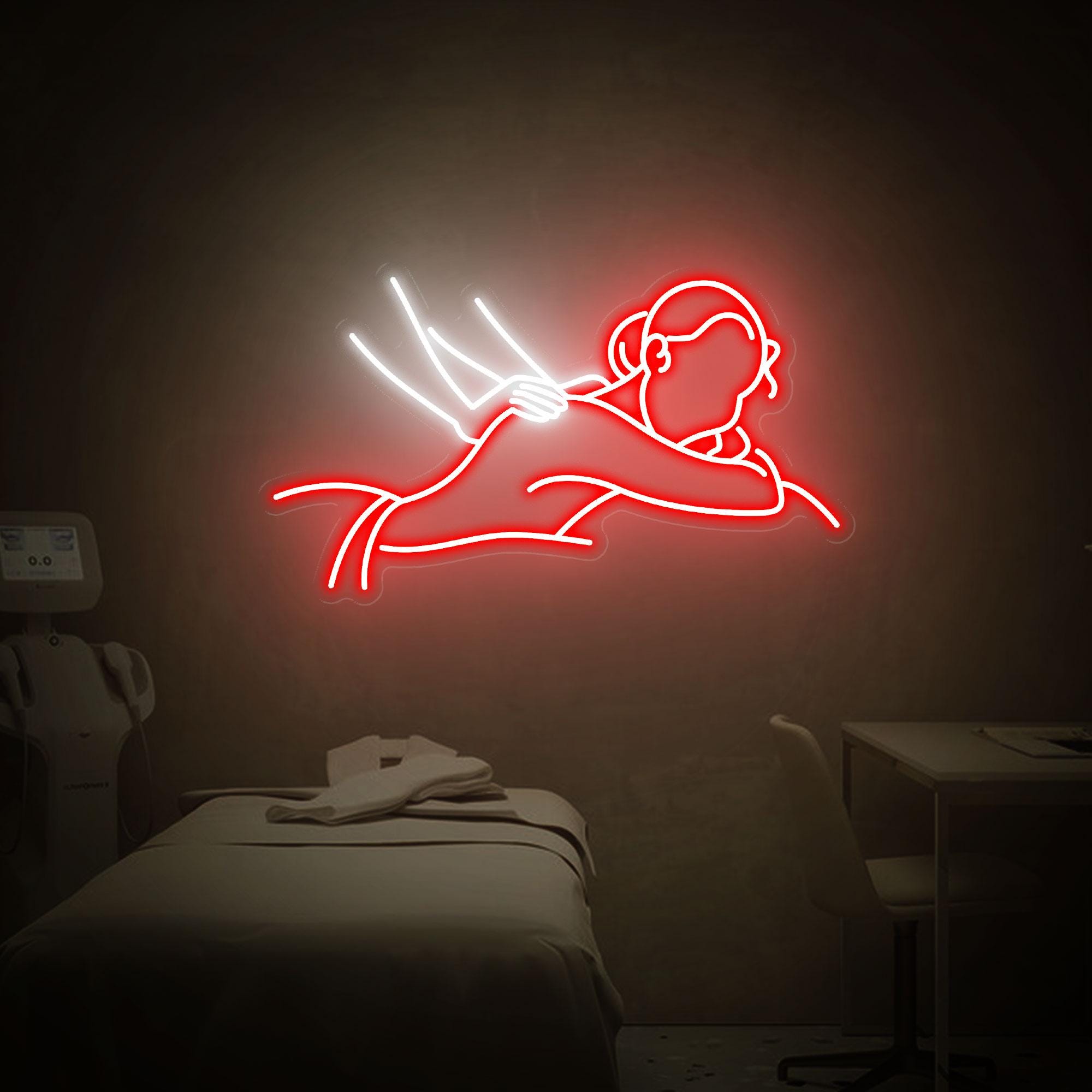 Massage Neon Sign, Spa Neon Light Sign, Beauty Salon Shop Led Light, Custom Spa Beauty Shop Decor Neon Sign, Full Body Massage Shop Wall Art