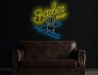 Barber Shop Neon Sign, Led Barber Sign, Personalized Barber Sign, Vintage Barber Shop Sign, Modern Barber Shop Sign, Neon Hair Salon Sign