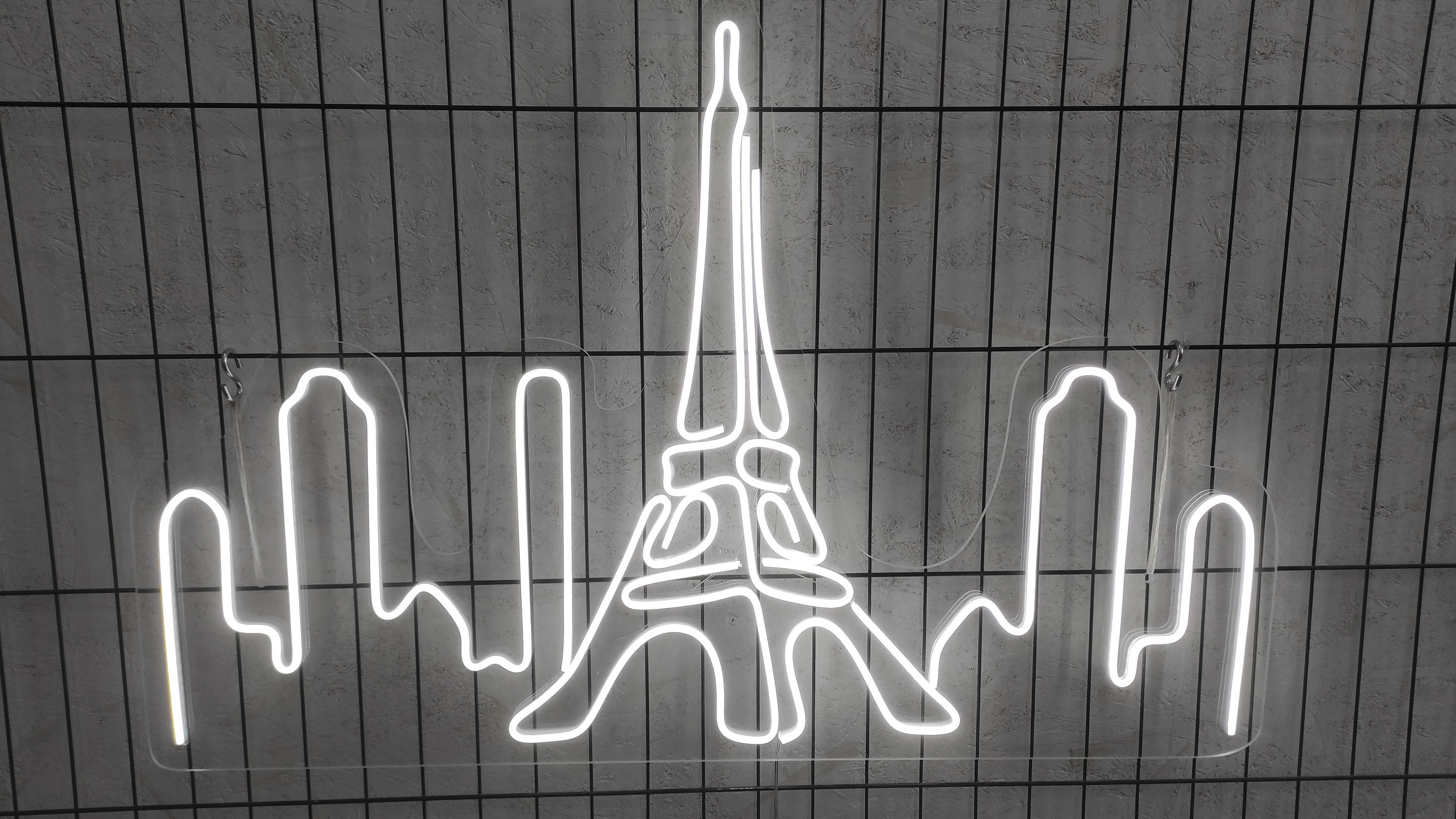 Paris Neon Sign, Paris Led Sign, Paris Skyline Neon Sign, Eifel Tower Neon Sign, City Skyline Neon Sign, Paris Wall Art, Paris Wall Decor