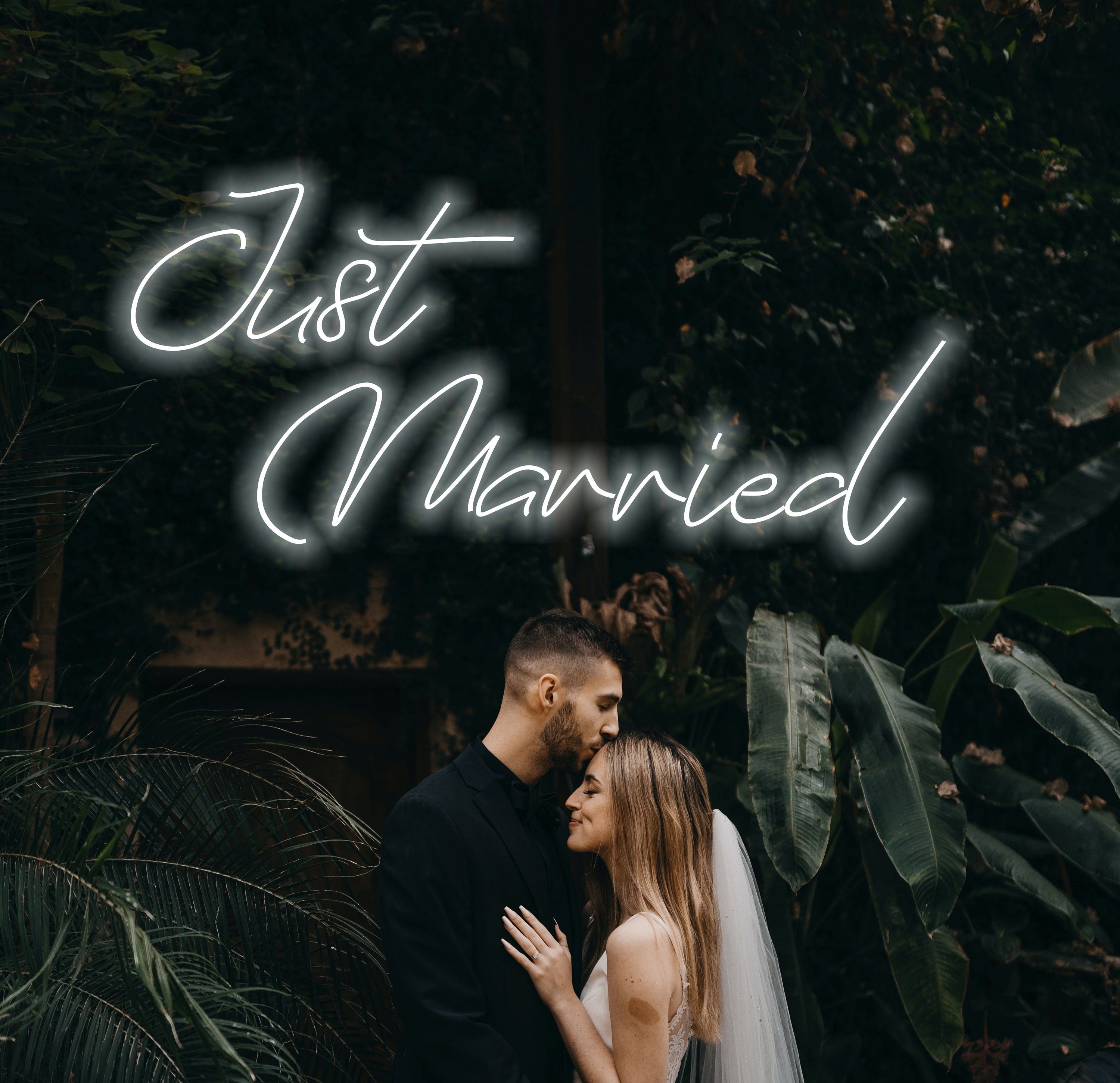 Just Married Wedding Neon Sign, Just Married Wedding Led Light Decor, Neon Glow To Your Wedding Reception, Wedding Decor, Custom Neon Sign