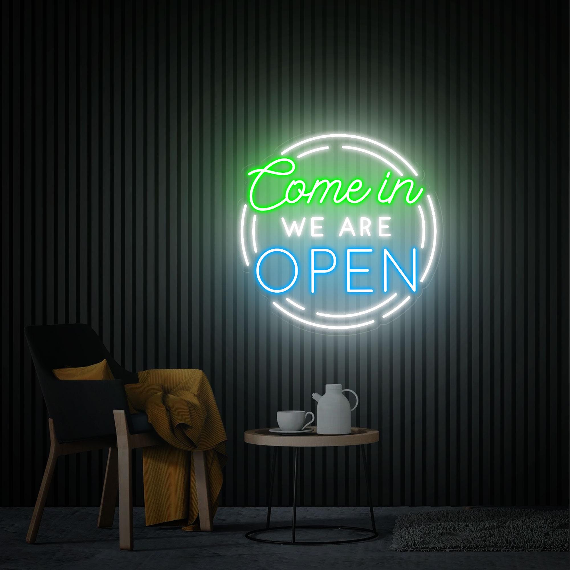 Come in We Are Open Neon Sign, Custom Neon Sign Business Logo, Open Led Light, Shop Welcome Sign, Bar Store Open Neon Sign, Neon Bar Sign