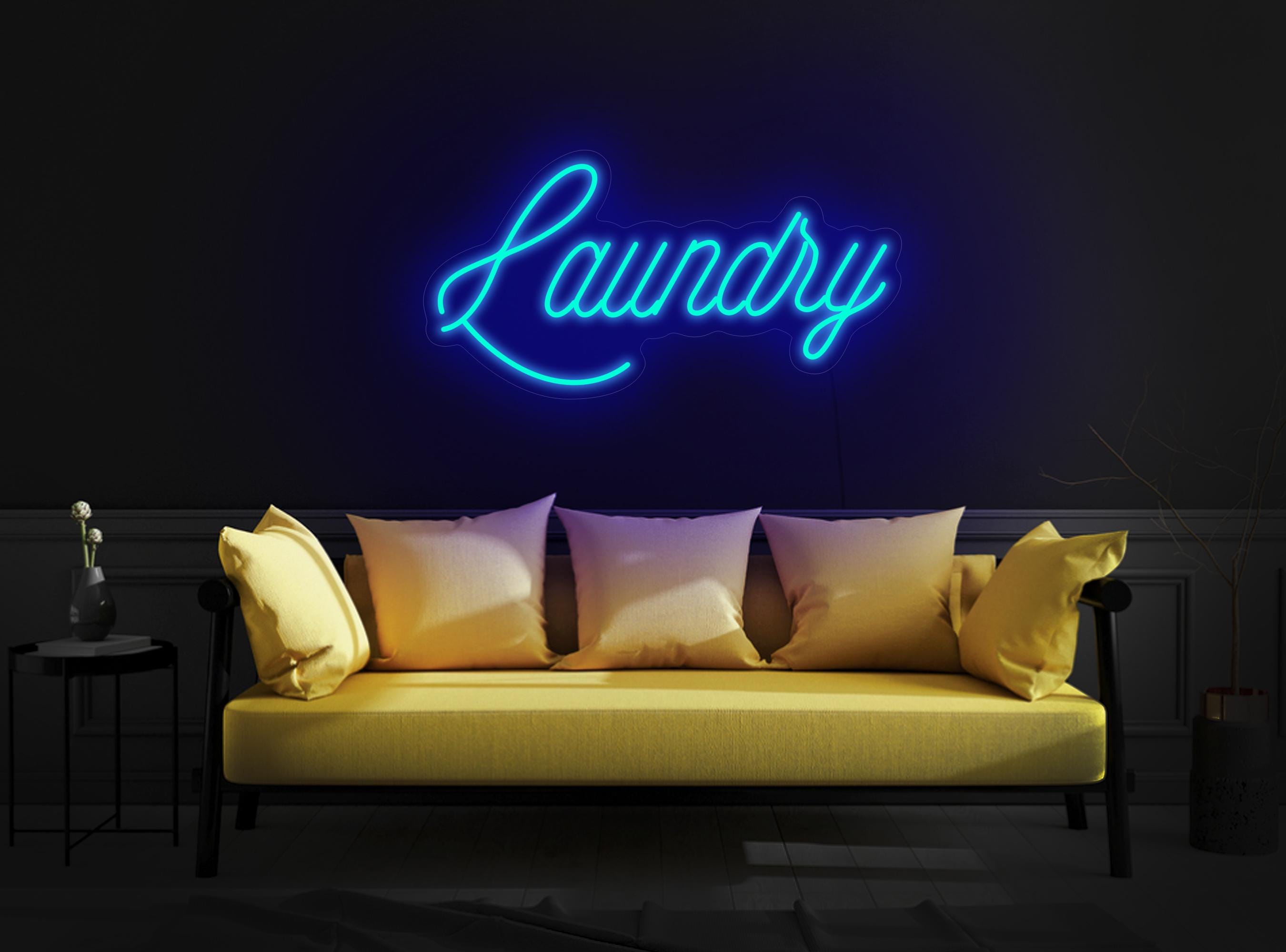 Laundry Neon Sign, Laundry Led Sign, Laundry Room Light Sign, Laundry Wall Sign, Laundromat Neon Sign Decor, Laundry Room Wall Art Decor