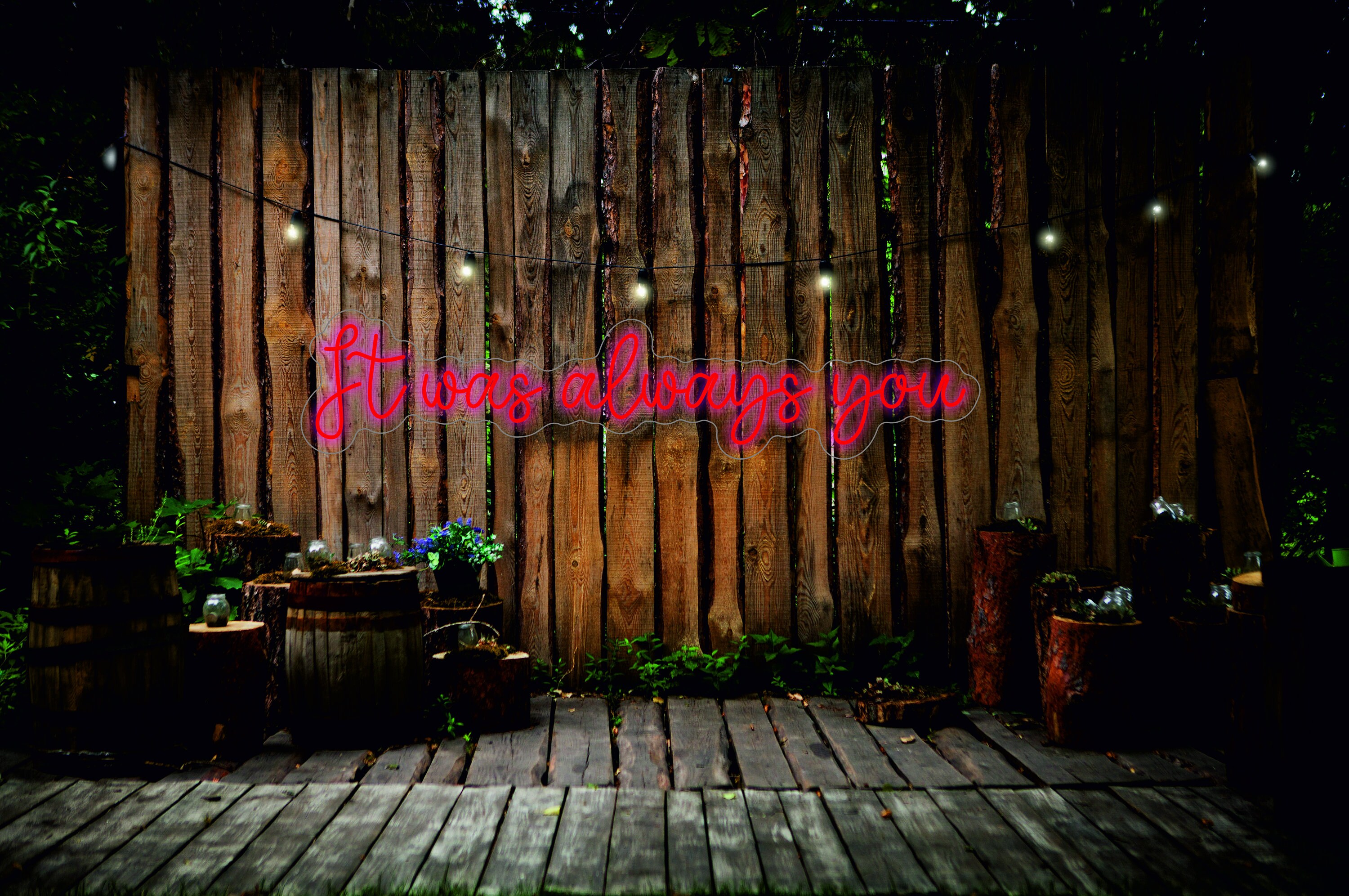 It Was Always You Neon Sign, Wedding Neon Sign, Custom Neon Sign