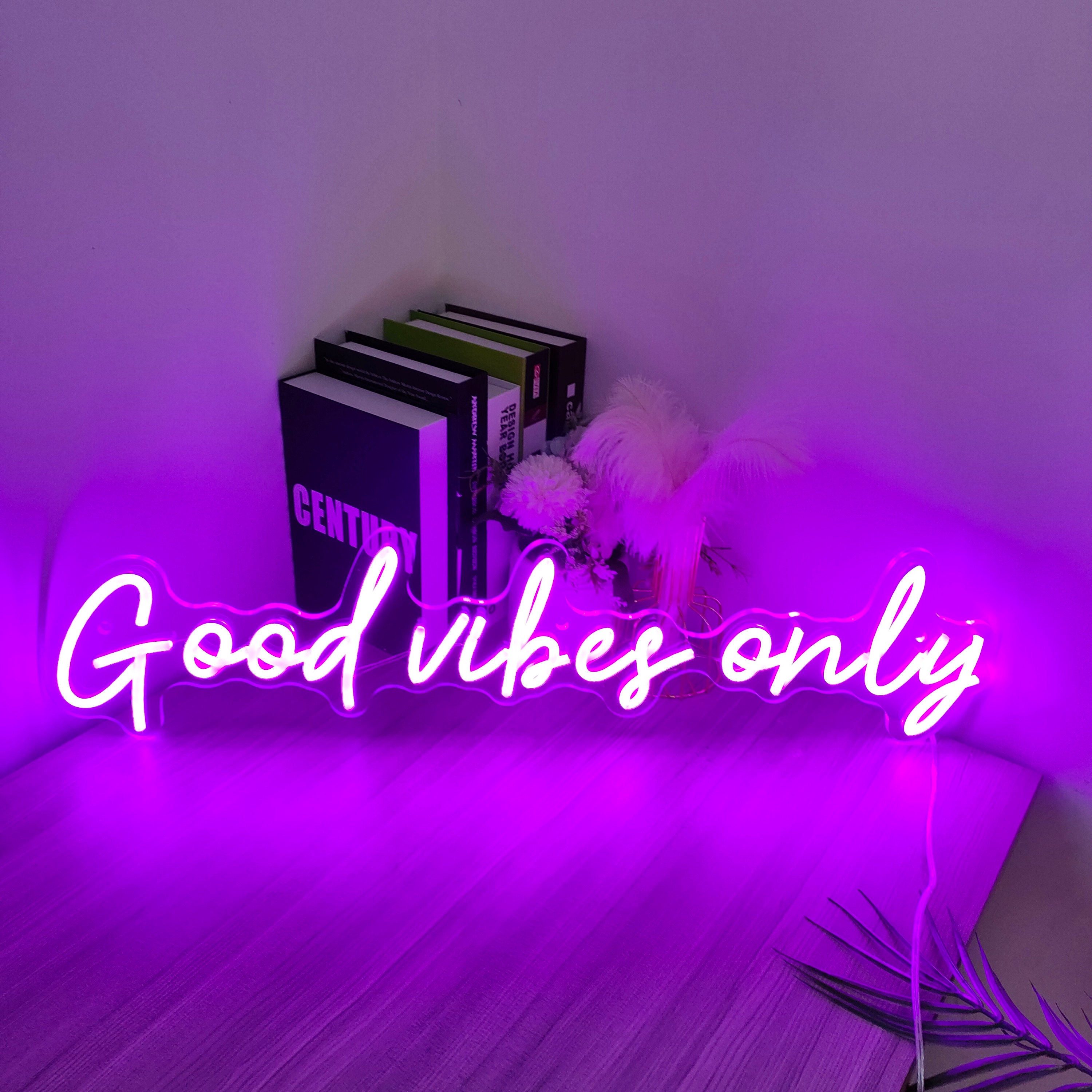 Good Vibes Only Neon Sign , Custom Neon Light | Wedding Neon Sign | Wedding Neon Lights | Wall Decor Neon Signs