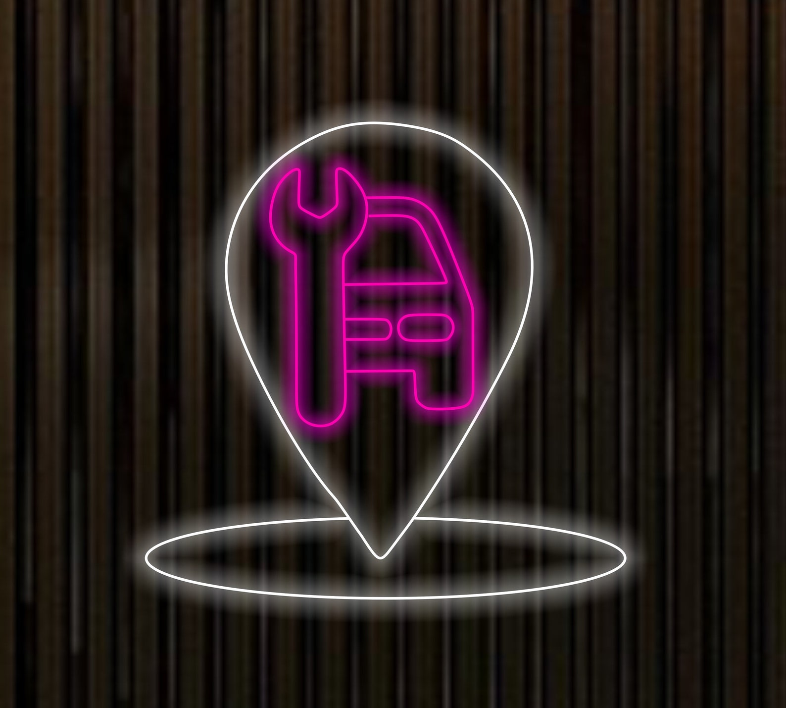 Car Workshop Neon Sign, Motor Vehicle Station Neon Sign, Auto Repair Shop Neon Sign, Vehicle Service Station Neon Sign, Garage Neon Sign