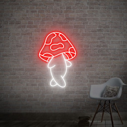 Mushroom Neon Sign Room Wall Art Neon Wall Decor Lights Cool Neon Sign Party Decor Sign