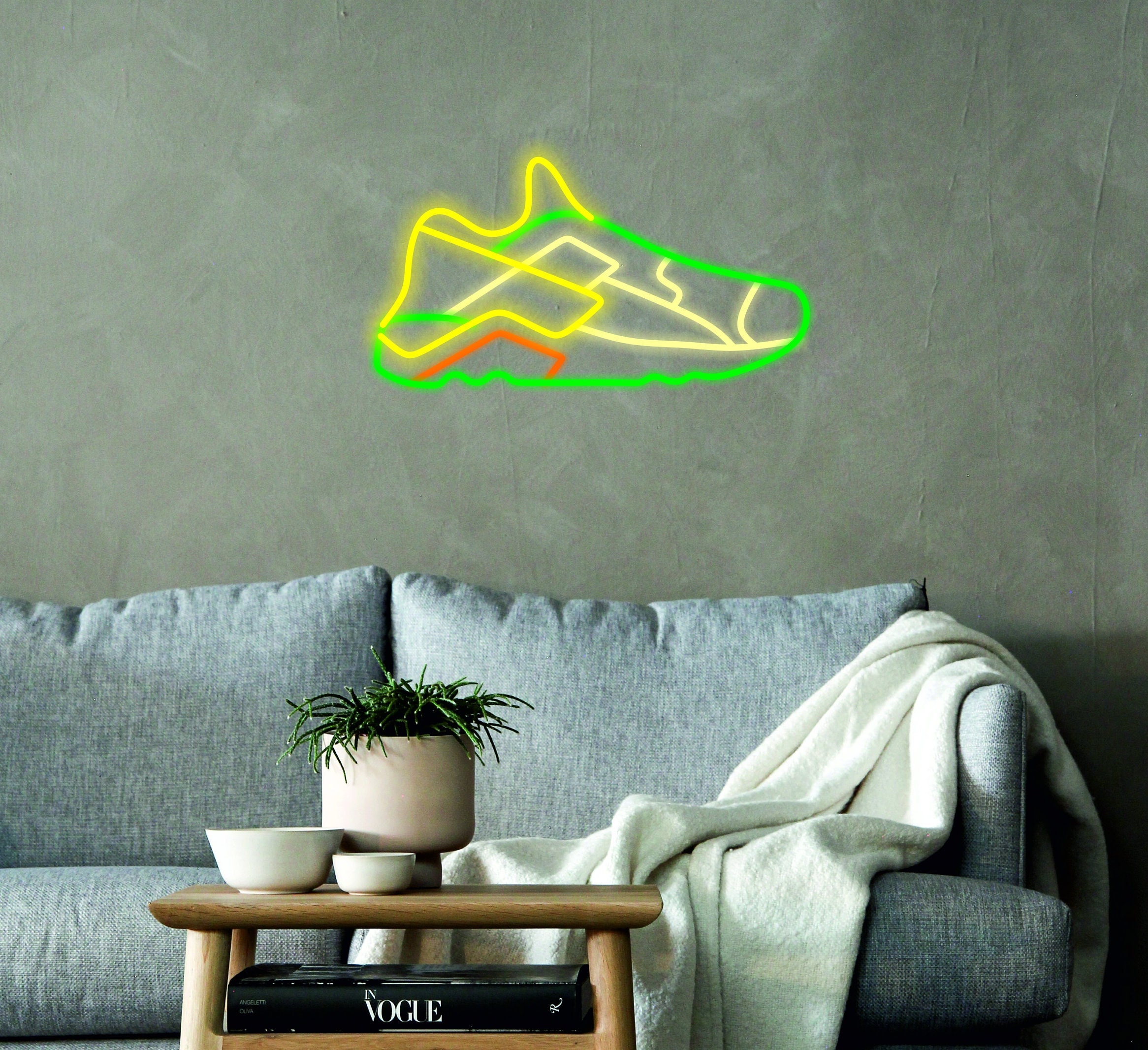 Sneaker - Led Light Neon Sign, Custom Sneakers, Sneaker Neon Light, Shoes Store Decor