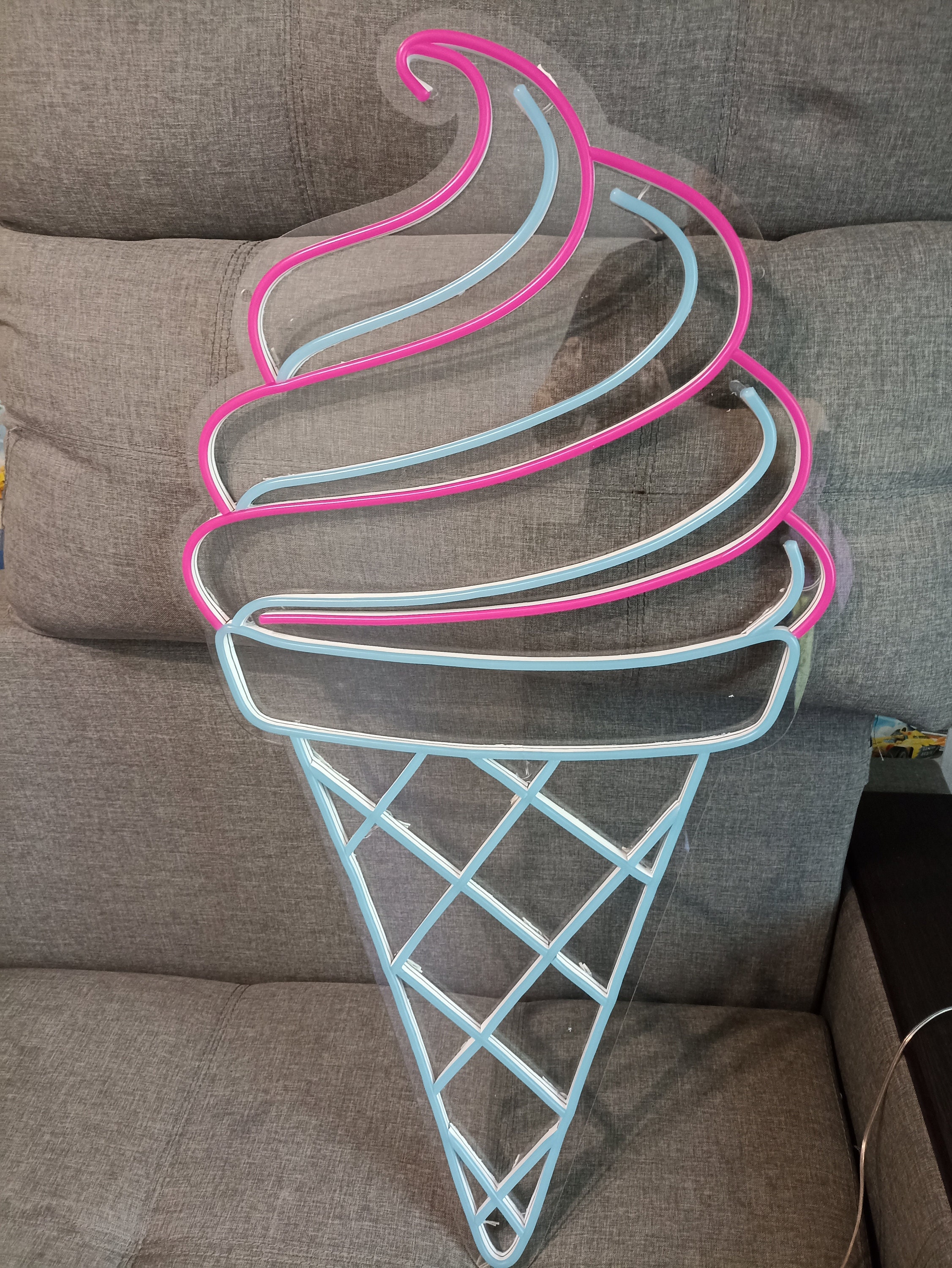 Ice Cream Neon Signs, Wall Hangings Decor For Home, Bar Neon Sign, Kitchen Decor