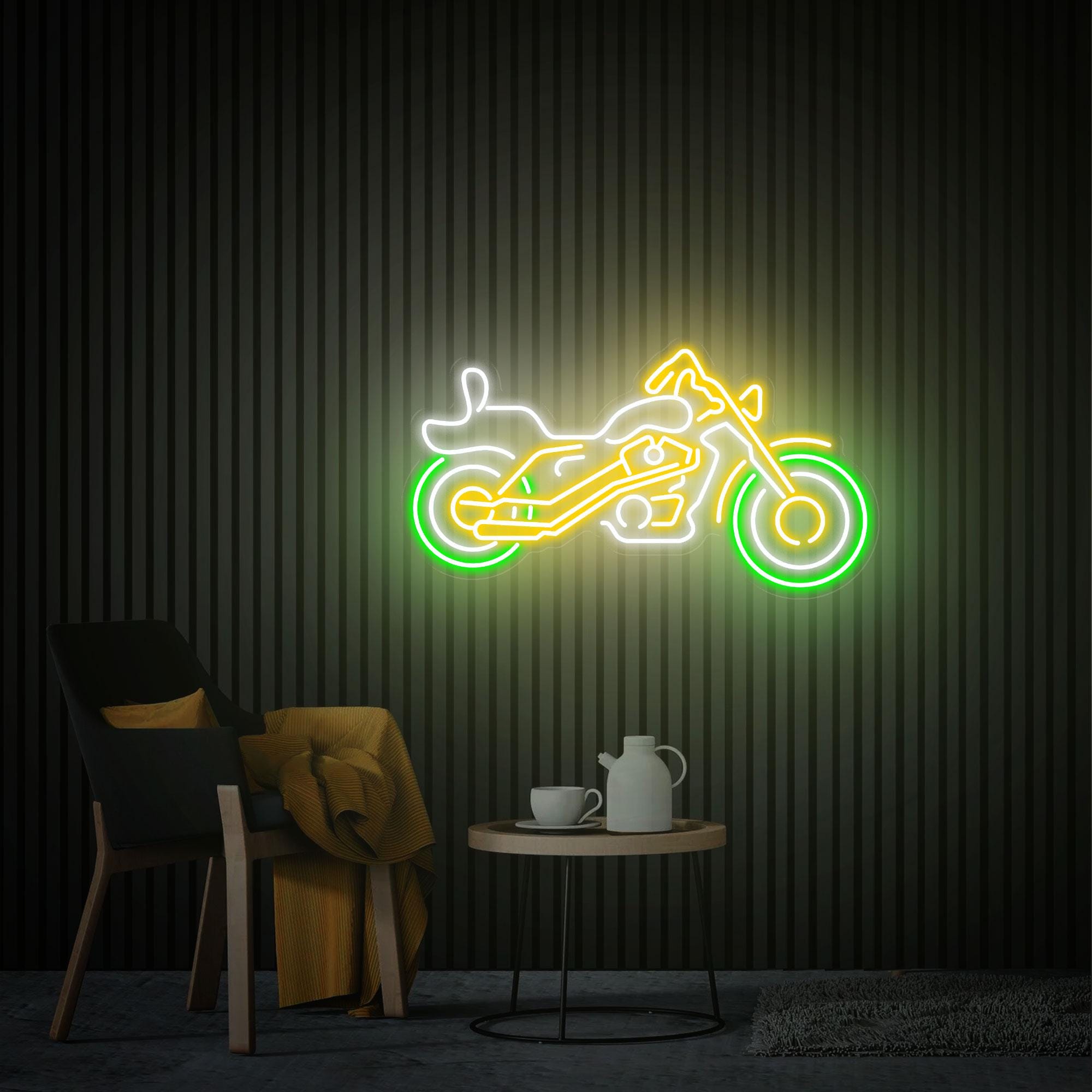 Motorcycle Neon Sign, Custom Motorcycle Neon Retro Light, Motorcycle Decor Wall Decor Gift for Dad Home Garage Deocr, Motorcycle Neon Art