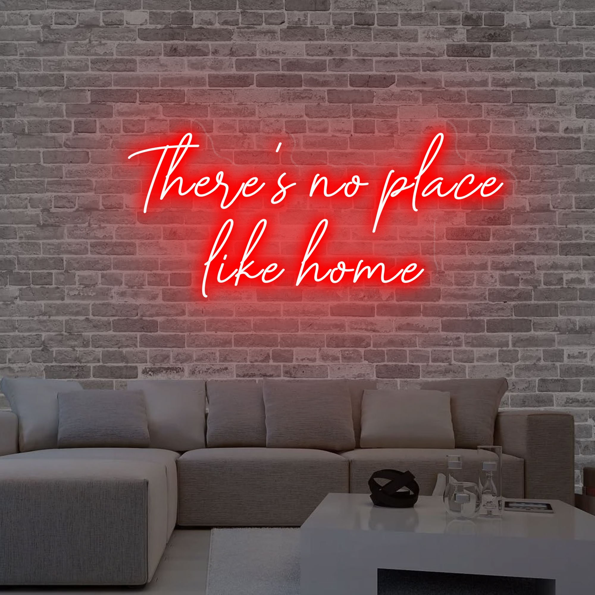 There Is No Place Like Home Neon Sign Bedroom Custom Led Sign Room Wall Art Neon Wall Decor Lights Cool Neon Sign Party Decor Sign