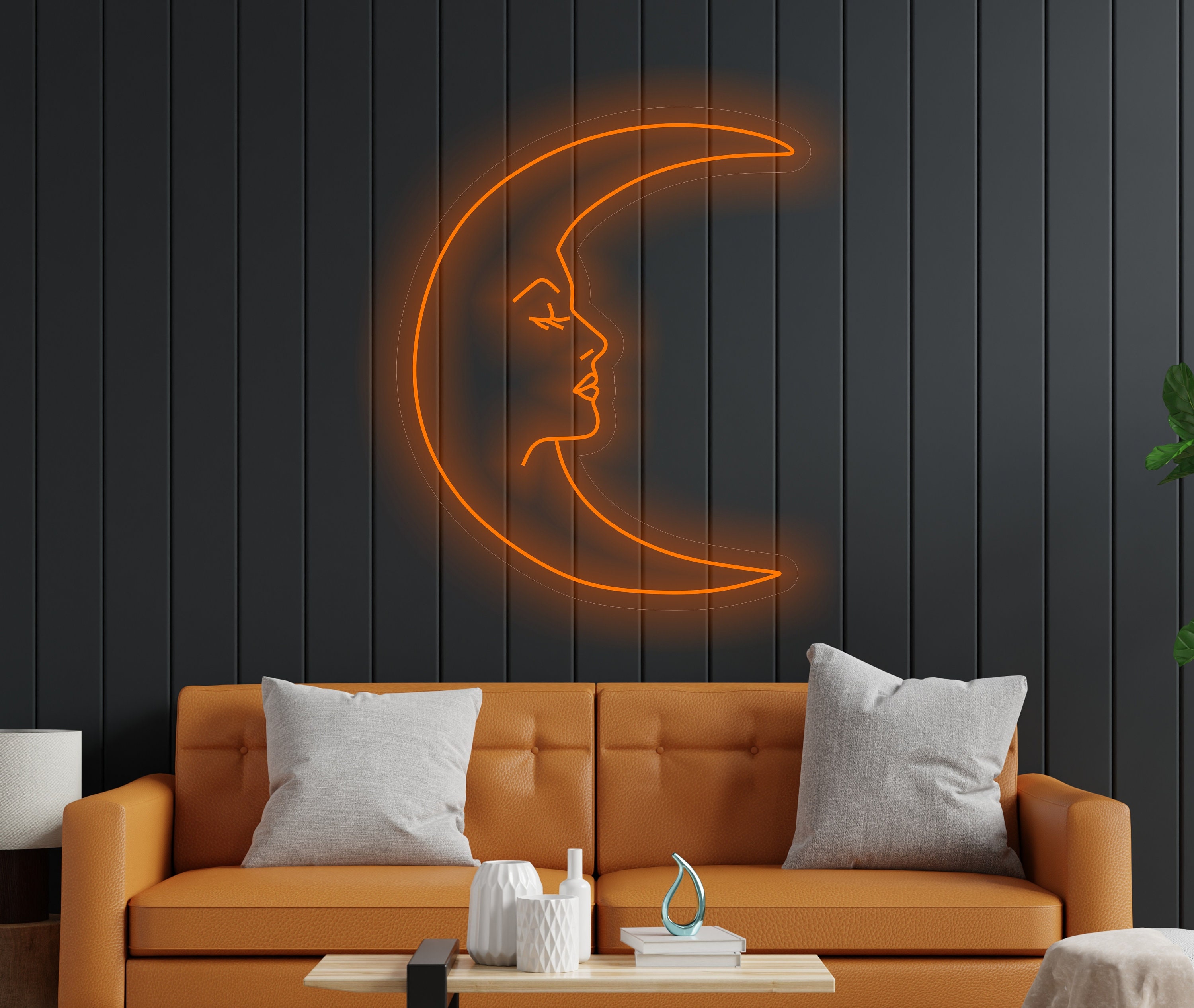 Moon NeoN Shape Light, Lunar Crescent Neon Sign, Crescent Moon Glow Sign, Celestial Crescent Moon Neon, Mom Moon Light, Moon Woman Neon Sign