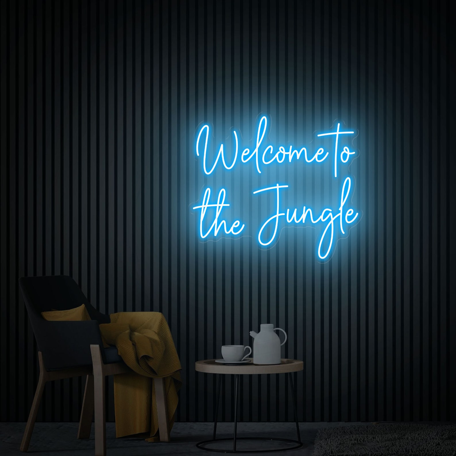 Welcome To The Jungle Neon Sign Custom Led Sign Room Wall Art Man Cave Neon Home Decor Bar Neon Sign Birthday Personalized Gift