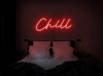 Chill Neon Sign, Chill Led Sign, Chill Light Sign, Relax Neon Sign, Neon Sign Bedroom, Quote Neon Sign Wall Decor, Chill Wall Art Decor