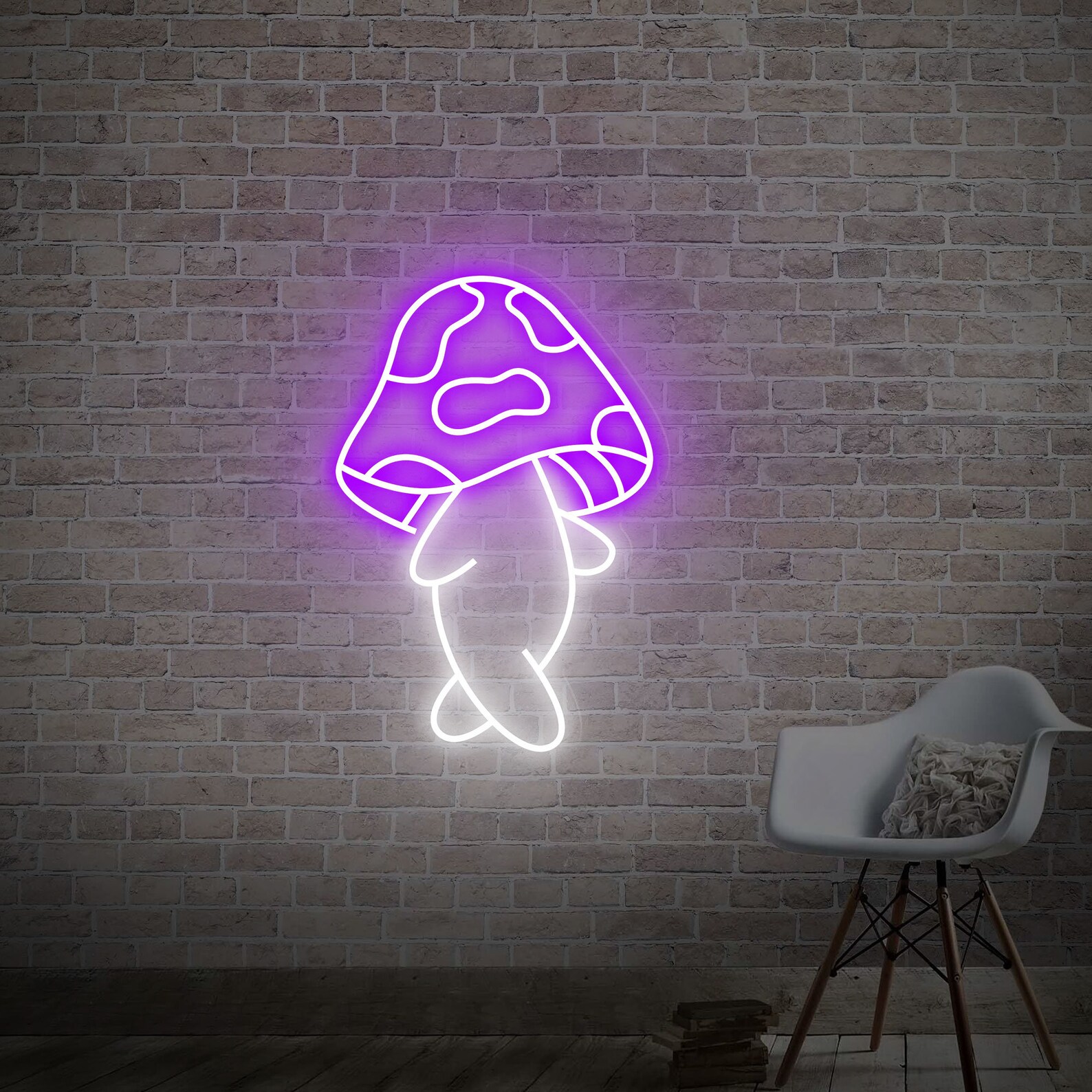 Mushroom Neon Sign Room Wall Art Neon Wall Decor Lights Cool Neon Sign Party Decor Sign