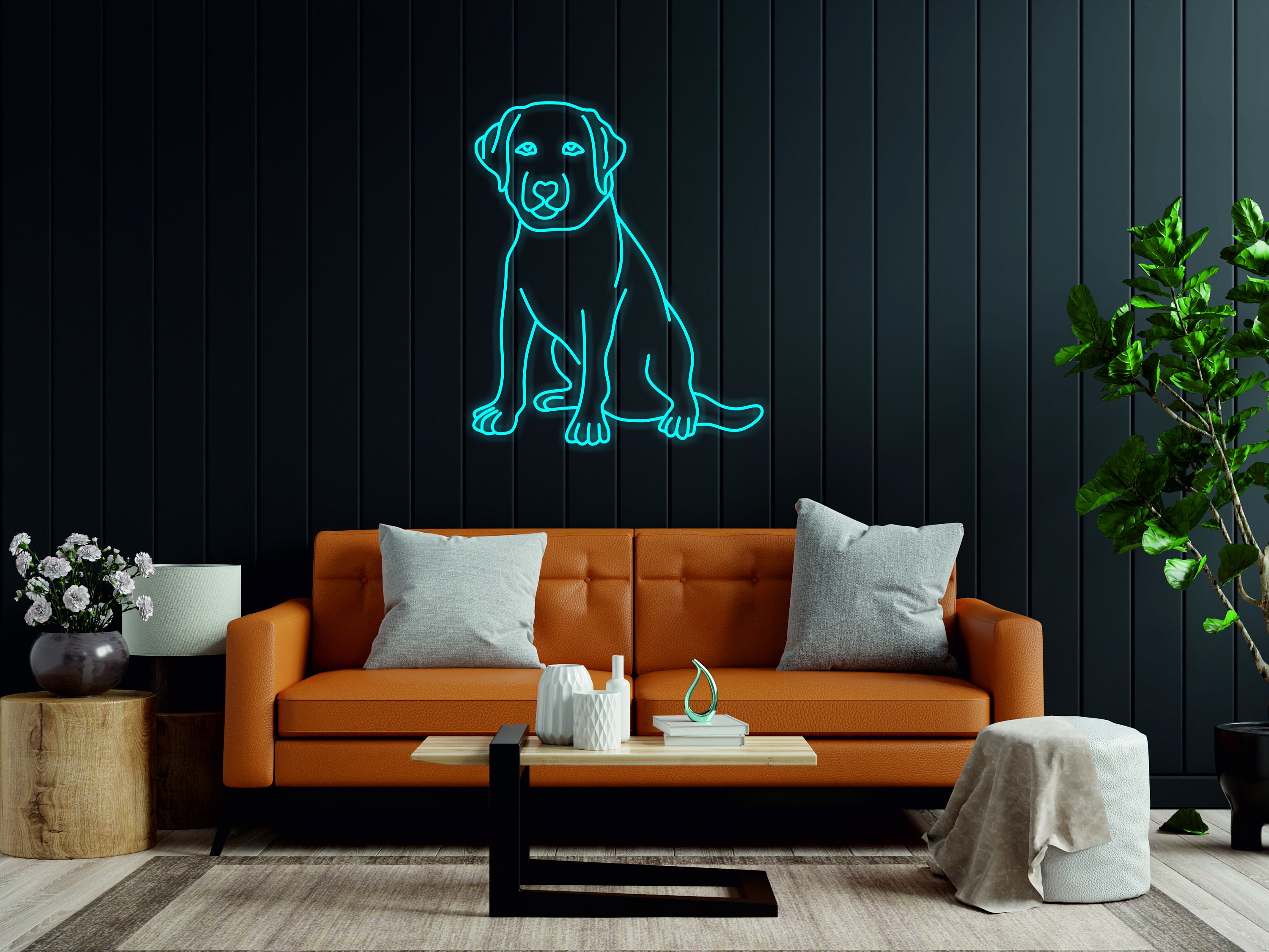 Labrador Retriever Pet Led Light Neon Sign, Animal Led Neon Signs