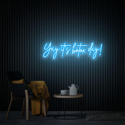 Yay It's Botox Day Neon Sign, Custom Botox Neon Wall Art, Beauty Salon Decor, Botox Led Light Sign, Custom Logo Sign, New Store Welcom Sign