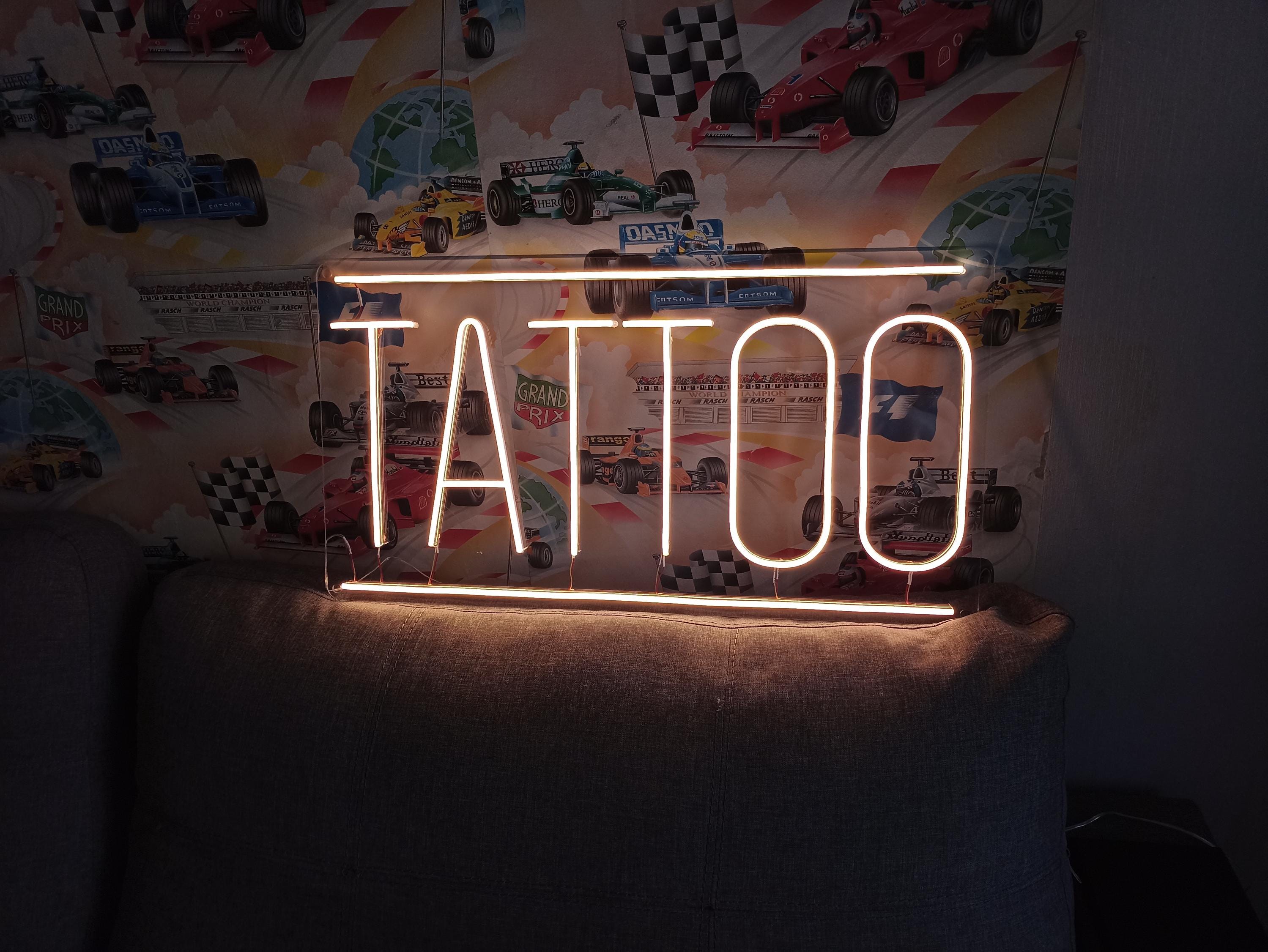 Tattoo Neon Sign, Tattoo Led Sign, Tattoo Art, Best Gift, Shop Neon Sign, Wall Neon Sign, Office Neon