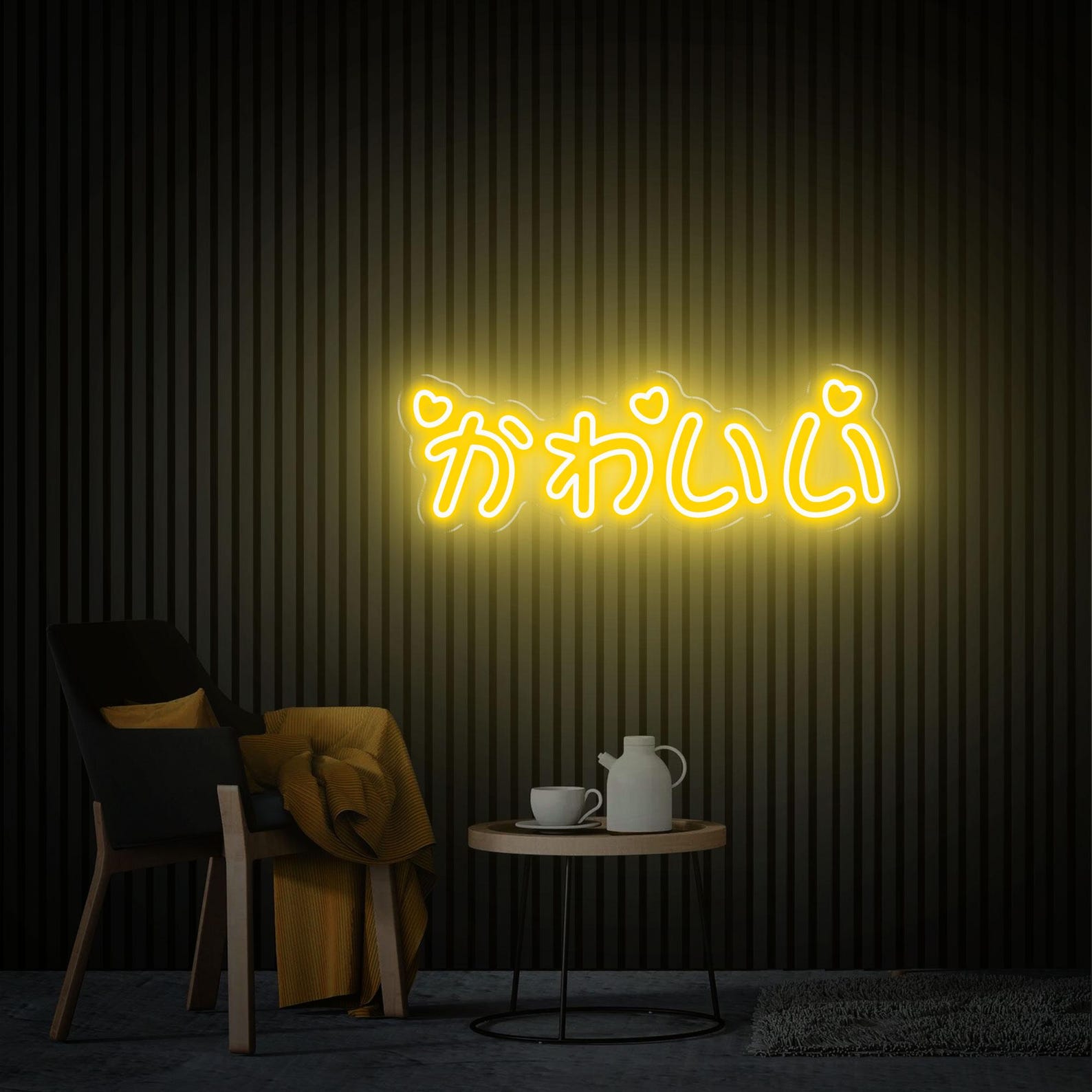 Kawaii Neon Sign, Custom Japanese LED Neon Sign, Game Room Decor, Personalized Gift For Gamer,  Home Girl Bedroom Gaming Room Wall Art