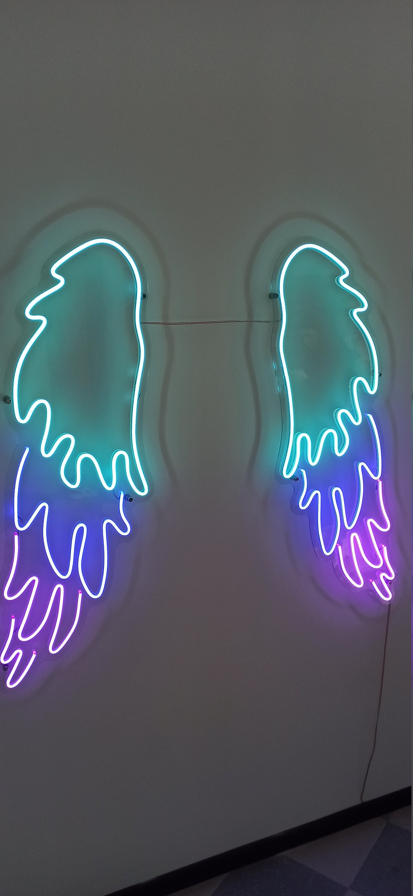 Angel Wings Wall Decor - Led Light Wings, Neon Angel Wings, Glowing Wings, Custom Led Wings