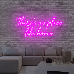 There Is No Place Like Home Neon Sign Bedroom Custom Led Sign Room Wall Art Neon Wall Decor Lights Cool Neon Sign Party Decor Sign