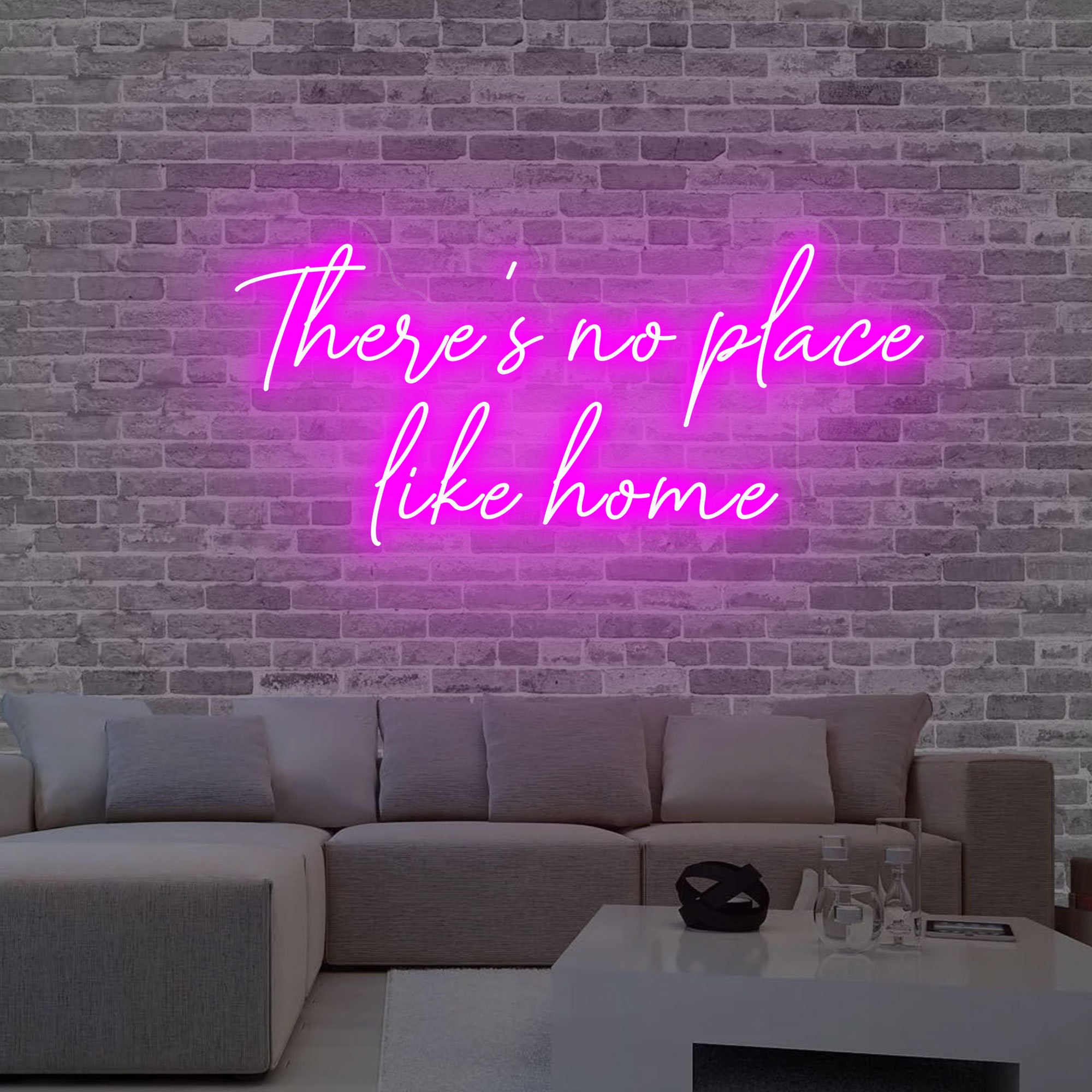 There Is No Place Like Home Neon Sign Bedroom Custom Led Sign Room Wall Art Neon Wall Decor Lights Cool Neon Sign Party Decor Sign