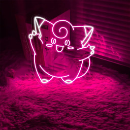 Pokemon Clefairy Neon Signs