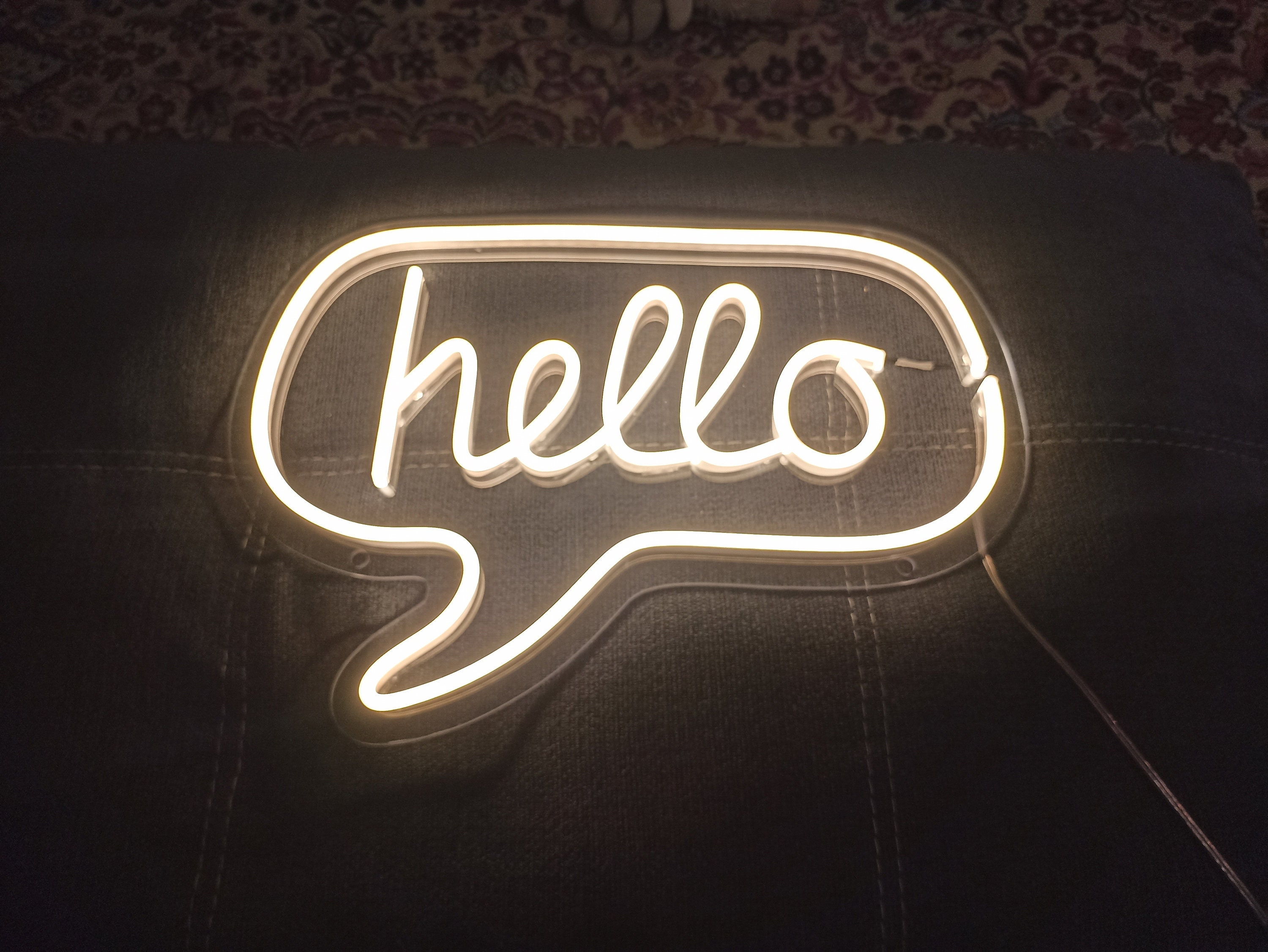 Hello Neon Sign, Hello Led Light, Hello Neon Sign, Gift Neon Sign, Hello Neon Light Sign