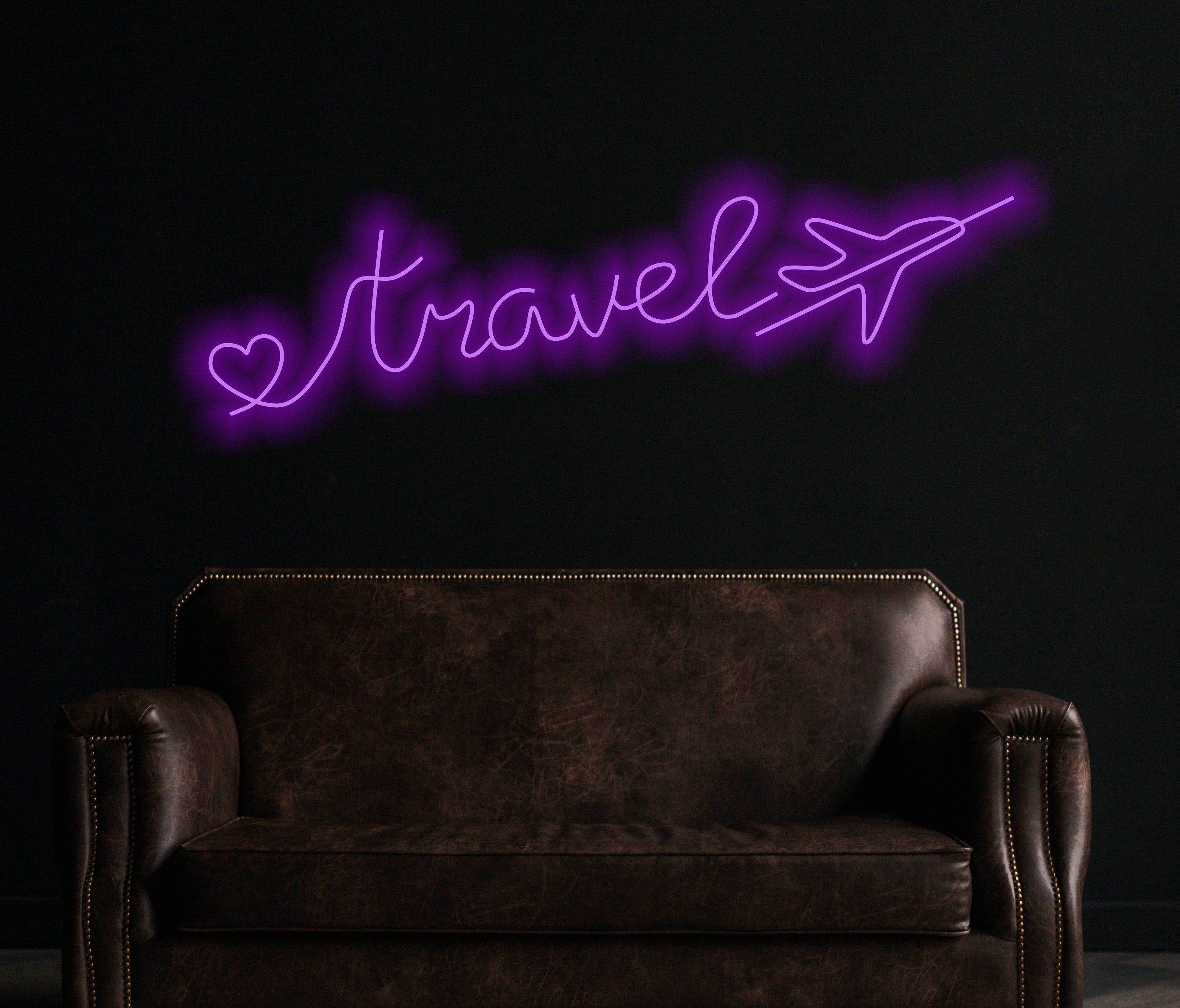 Travel Wire Word neon Sign | Travel Wall Art neon sign | Handmade Travel neon sign Word Sign | Traveler Gift | Plane Wall Decor