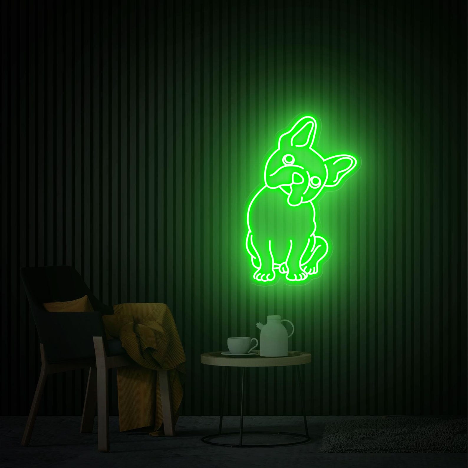 French Bulldog Neon Sign, French Bulldog Art, Custom Bulldog Neon Sign, Animal Signs Pet Wall Decor, Puppy Decor Glowing Sign Dog Lover Gift