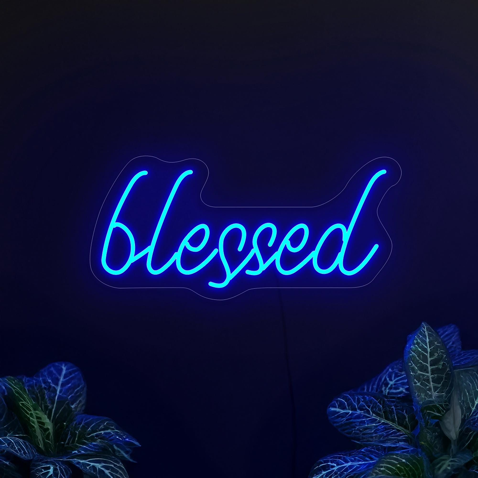 Blessed Neon Sign, Blessed Led Sign, Neon Sign Bedroom, Neon Sign Wall Decor, Kids Room Neon Sign, Room Neon Sign, Blessed Wall Art Decor
