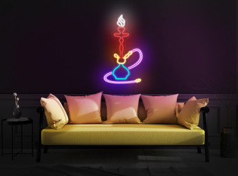 Hookah Led Sign, Shisha Neon Sign, Hookah Neon Sign, Hookah Bar Sign, Smoke Shop Neon Sign, Shisha Wall Art Decor, Hookah Wall Art Decor