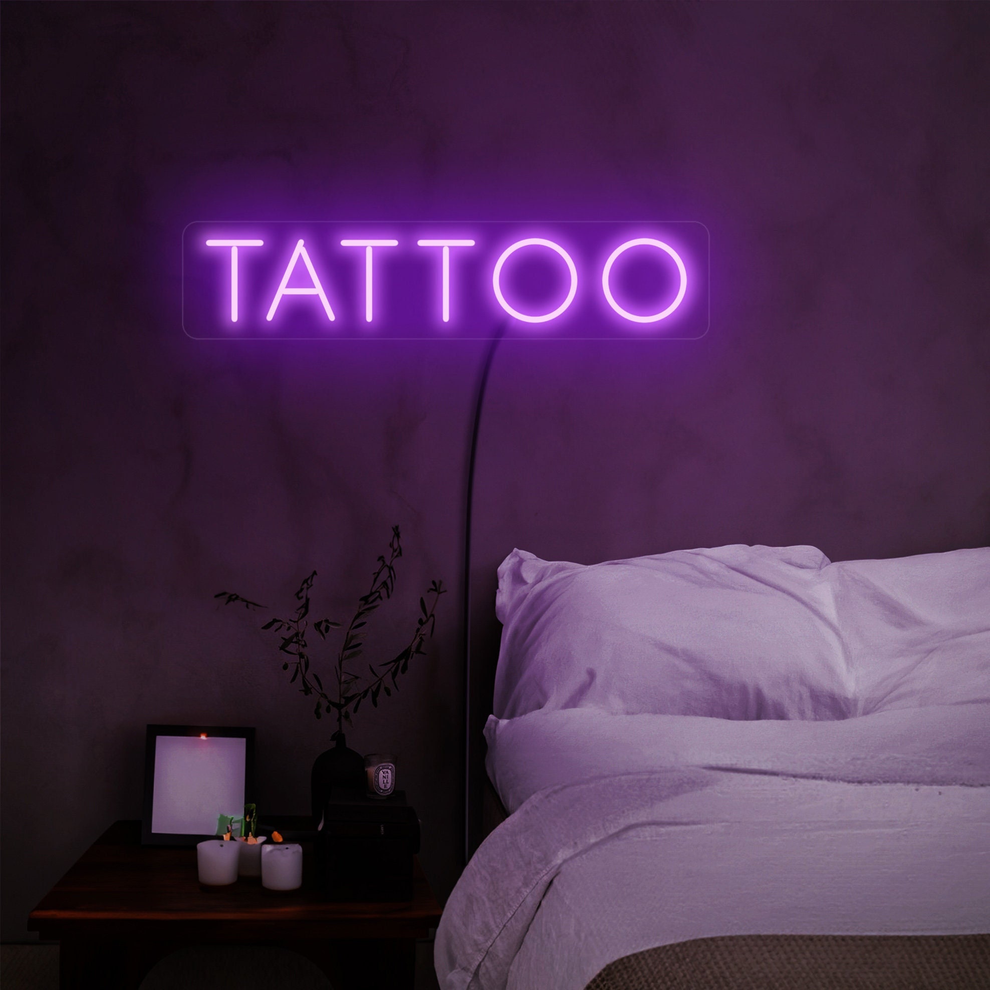 Tattoo Neon Sign, Tattoo Light Sign, Tattoo Studio Sign, Tattoo Gift, Neon Sign Art, Neon Sign Decor, Tattoo Studio Decor, Tattoo Decor