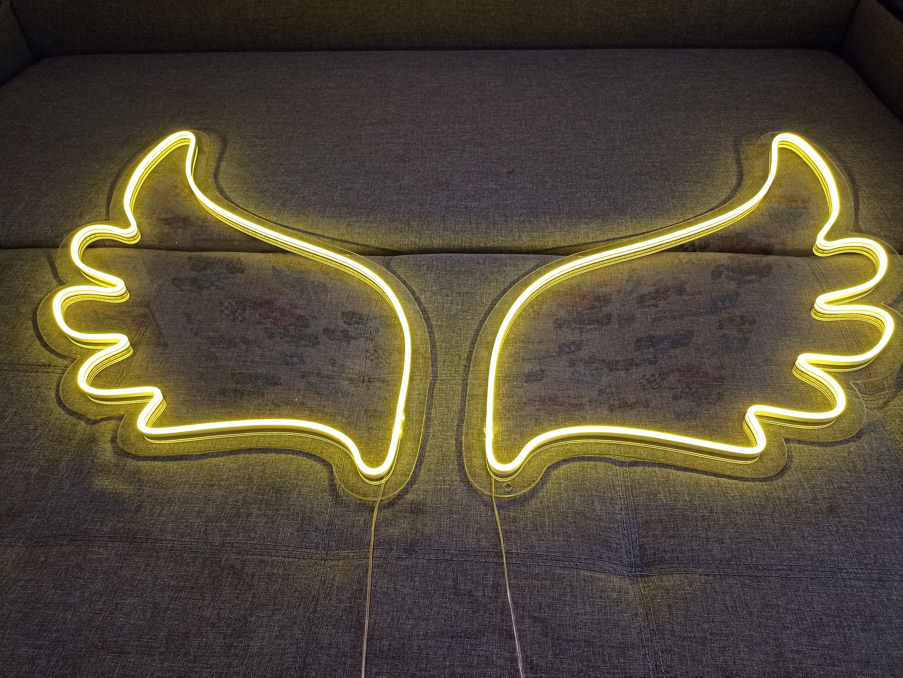 Neon Wings, Neon Sign Angel Wings, WINGS LED Sign, Classic LED Neon Angel Wings