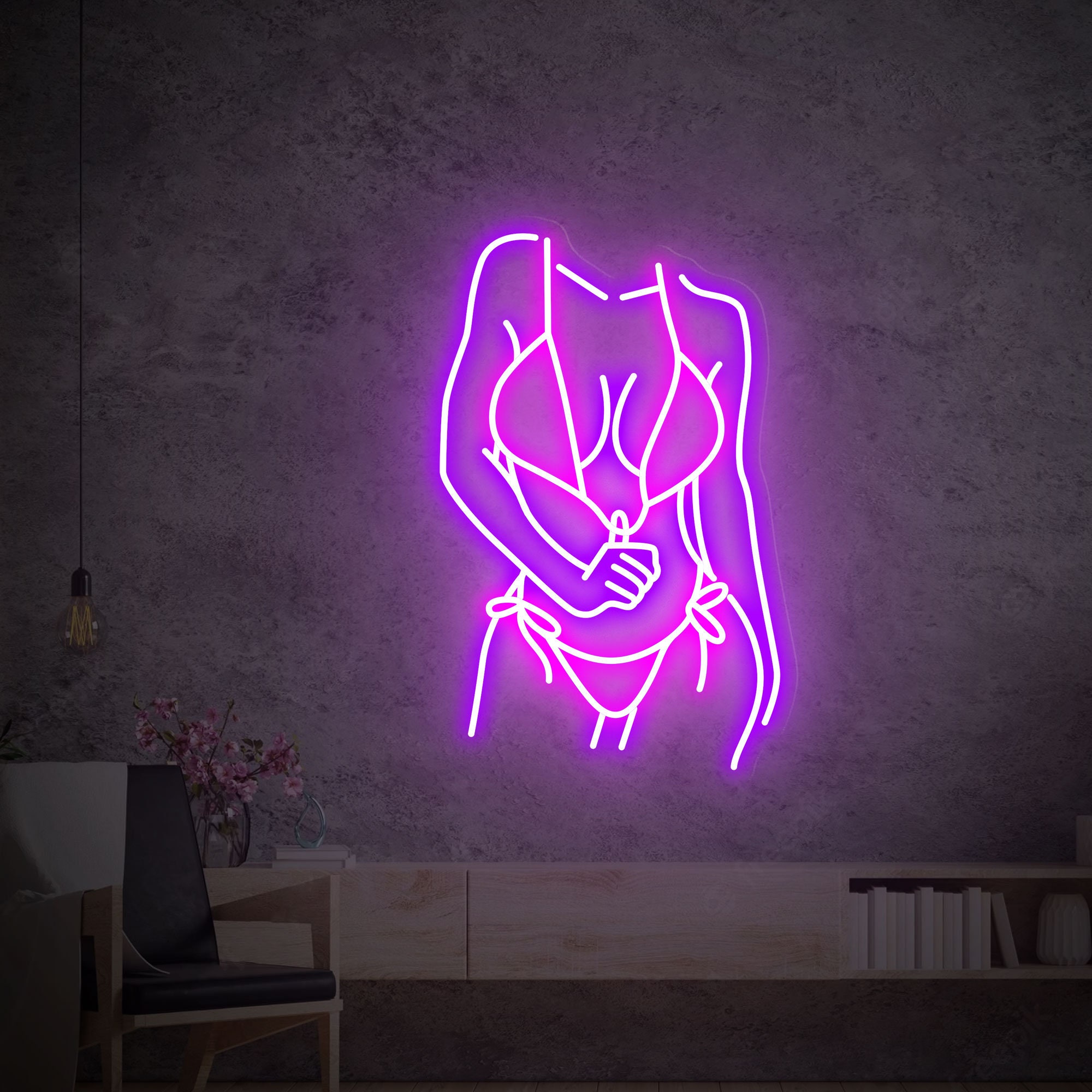 Sexy Body Led Neon Sign, Female Woman Figure Led Lights, Wall Decor, Sexy Girl Neon Sign, Custom Neon Sign, Sexy Body Led Sign
