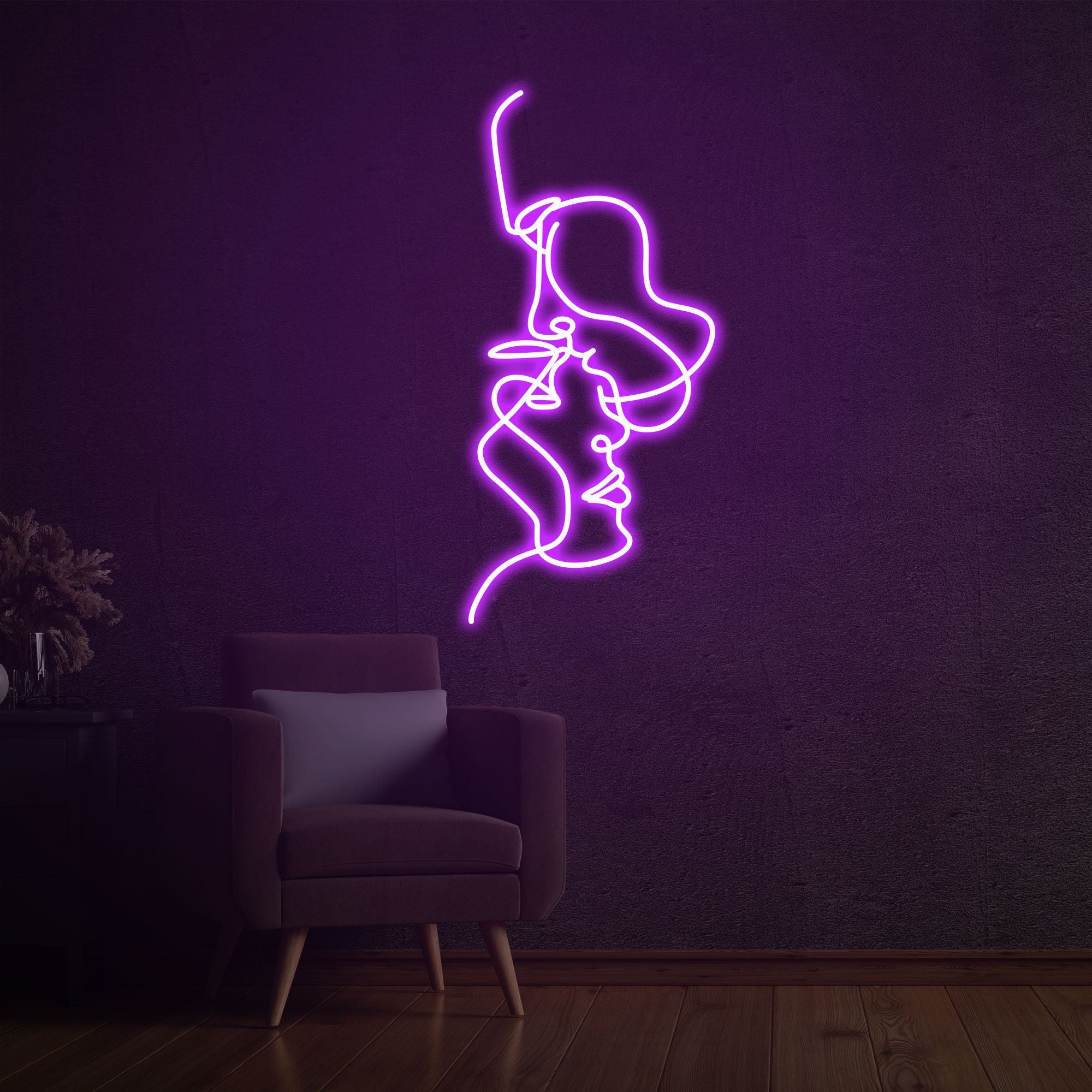 Custom Neon Sign Two Face Neon Sign Flex Personalized Gift Wedding Neon Decor Sign Home Room Wall Decoration